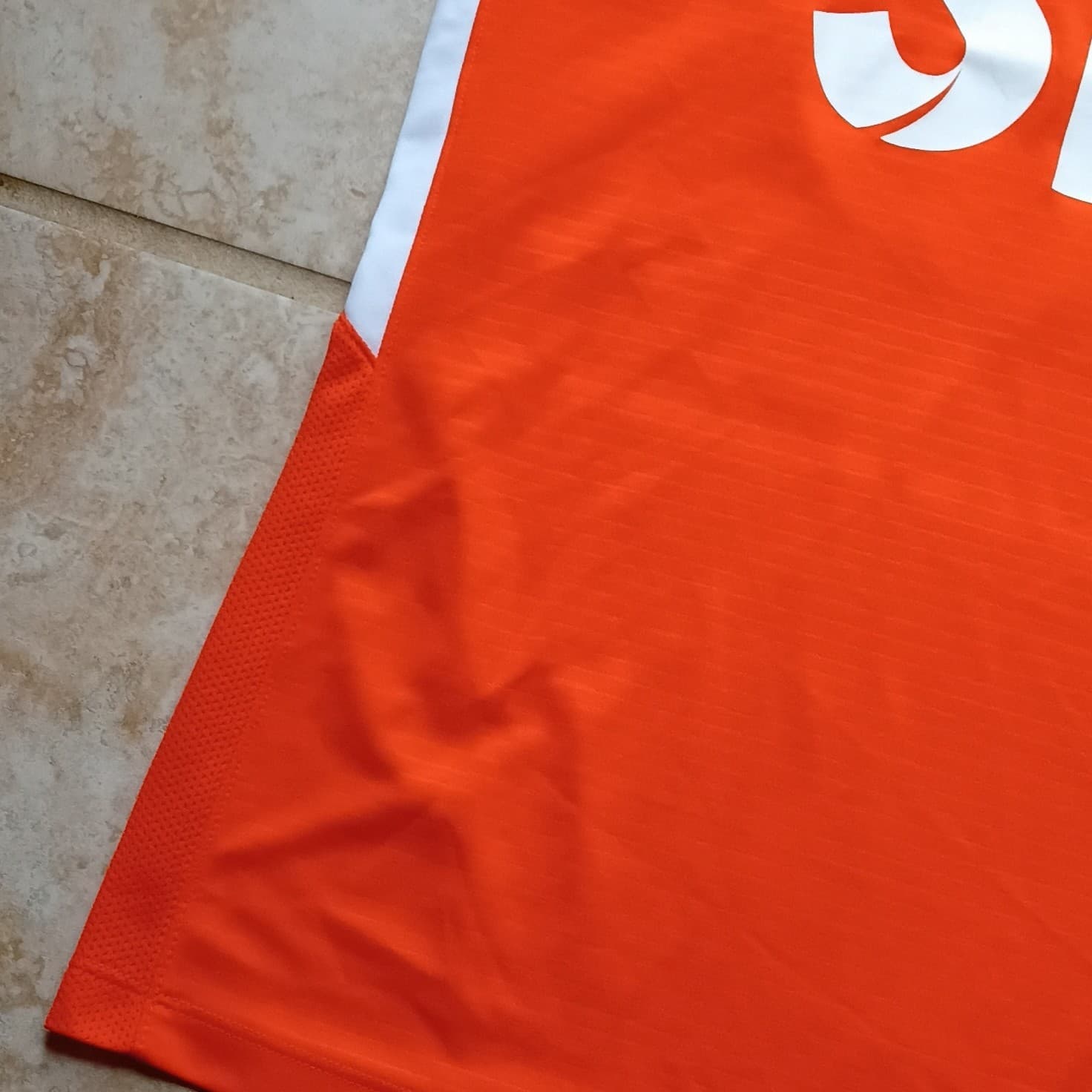 Nike Dri-FIT Soccer Jersey T-shirt Color Orange Men's Size Medium - Thumbnail 16