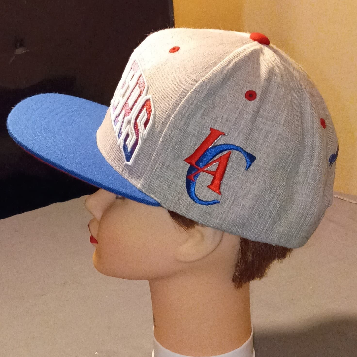 Mitchell And US Snapback Hat Los Angeles Clippers Lac Embroidered On The Side - Thumbnail 4