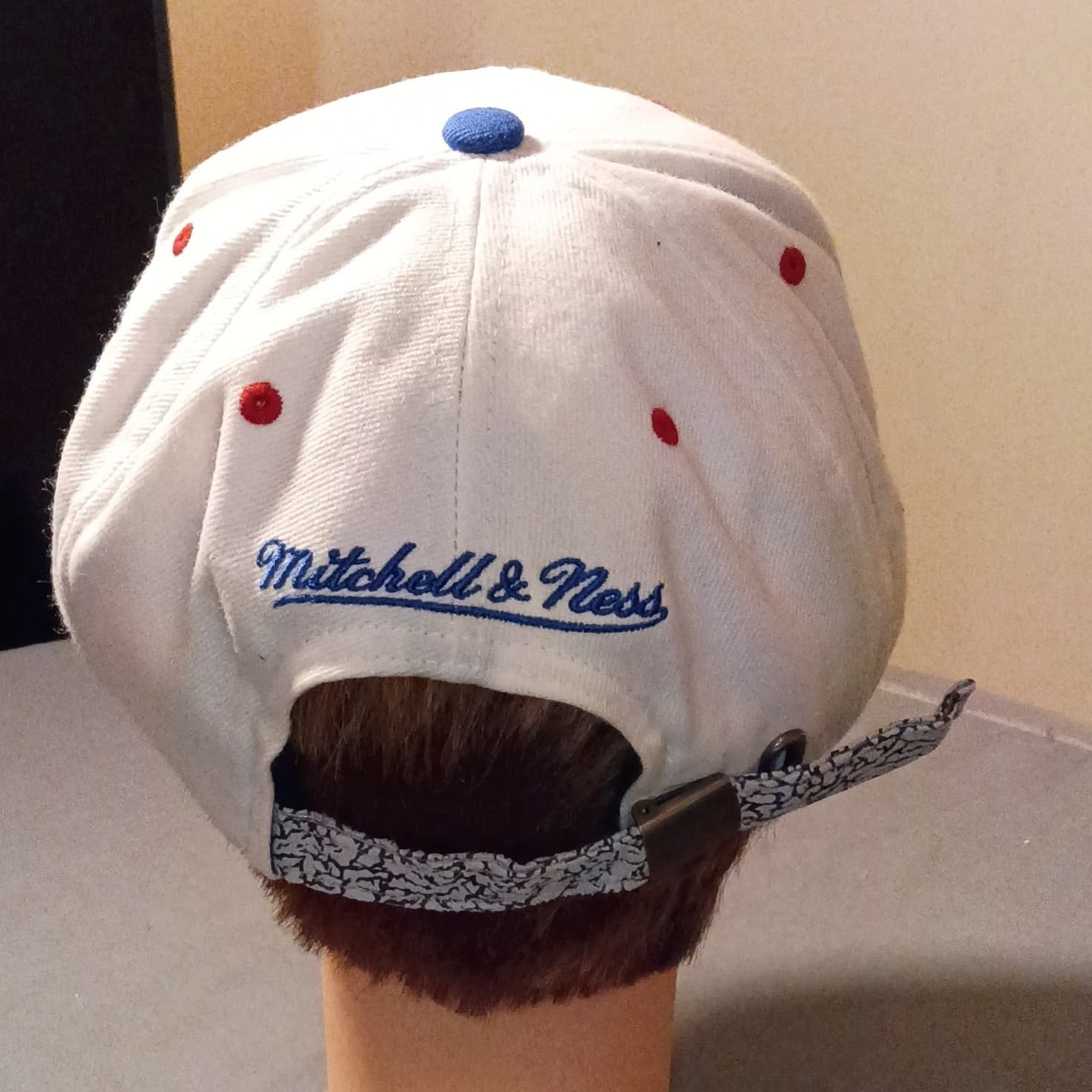 Chicago Bulls Mitchell & Ness The 1992 NBA Finals Adjustable Snapback Hat Cap - Thumbnail 3