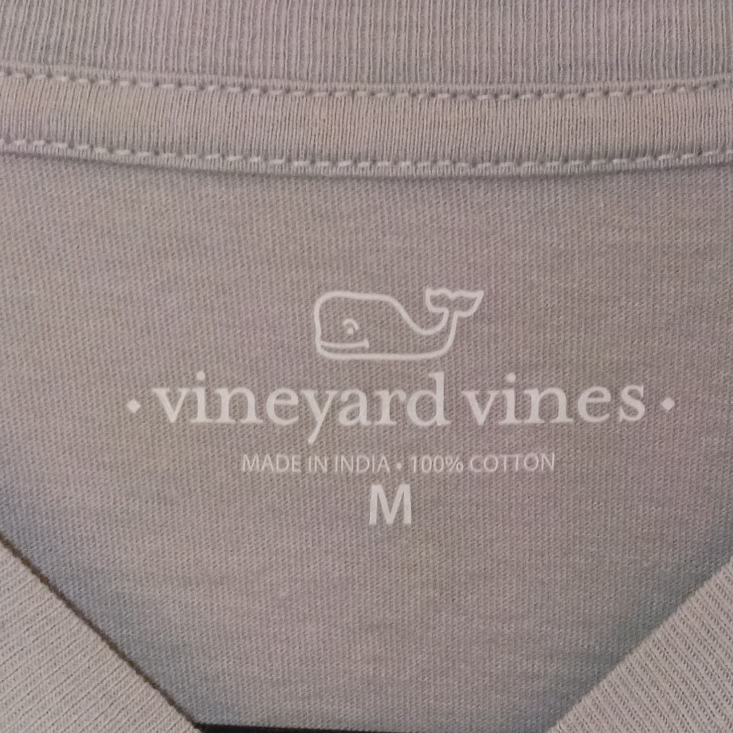 Vineyard Vines Mens Long Sleeve Pocket T-Shirt Blue Gray Whale Logo Size S - Thumbnail 3