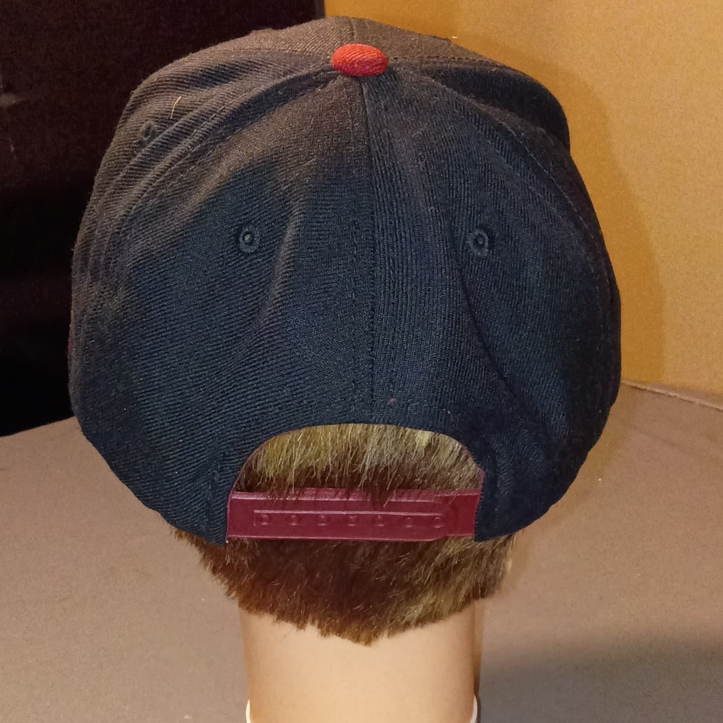 adidas Cleveland Cavaliers NBA Basketball Snapback Hat Cap Black Red - Thumbnail 3