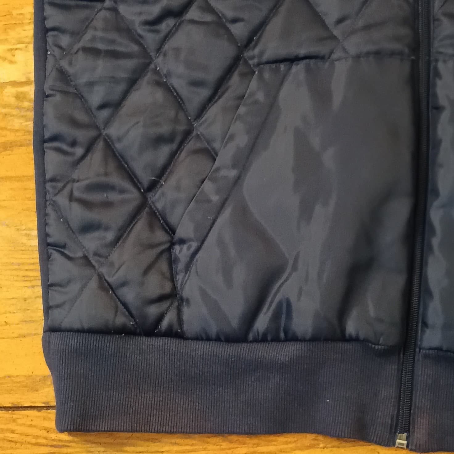 Michael Kors Fully Zip Hooded/Bubble Jacket Men's Size XL Navy Blue - Thumbnail 11
