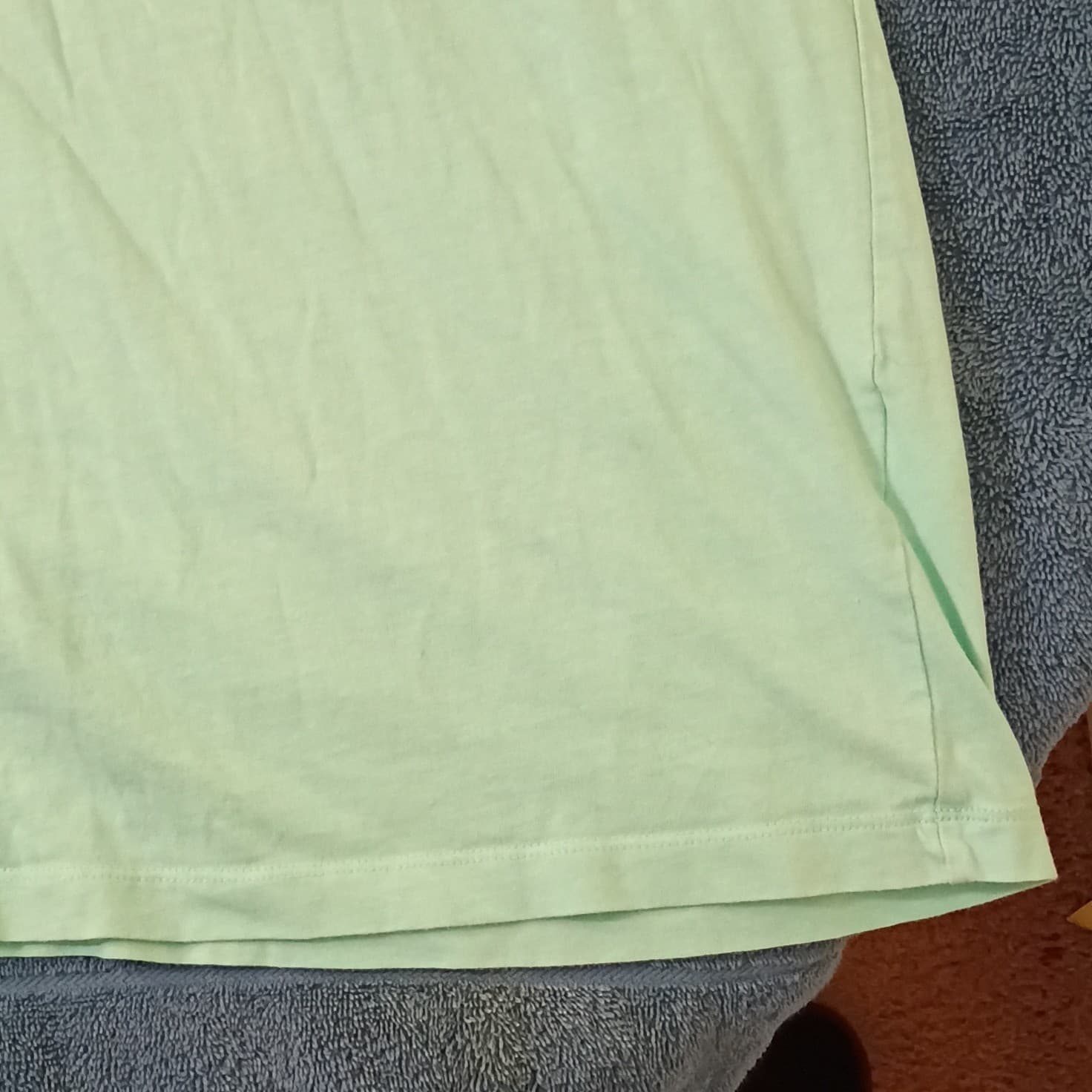 Nike Women’s T Shirt Large Mint Green Logo Graphic Tee Short Sleeve Cotton - Thumbnail 8