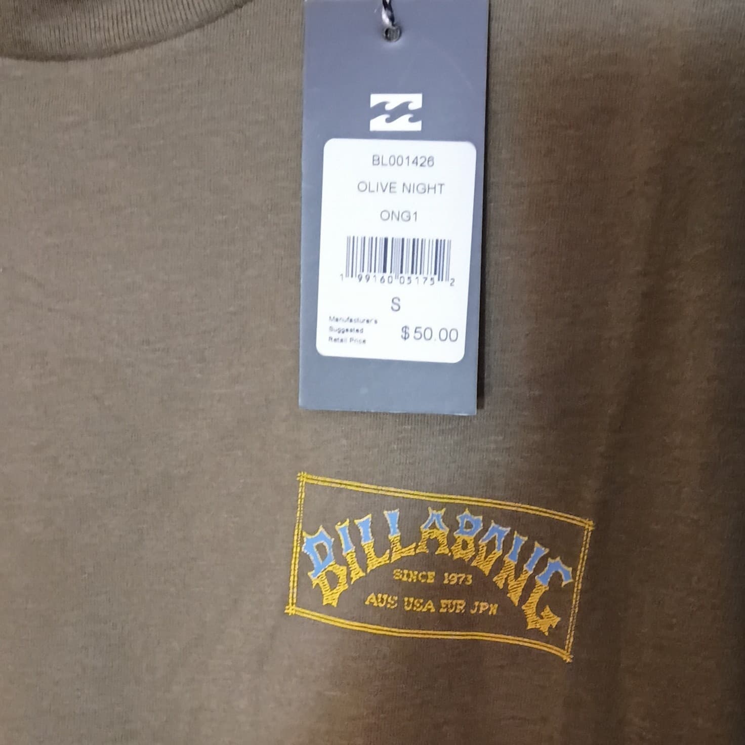 Billabong Since 1973 Aus USA Eur And Jap T-shirt Brand New With Tags Size Small - Thumbnail 7