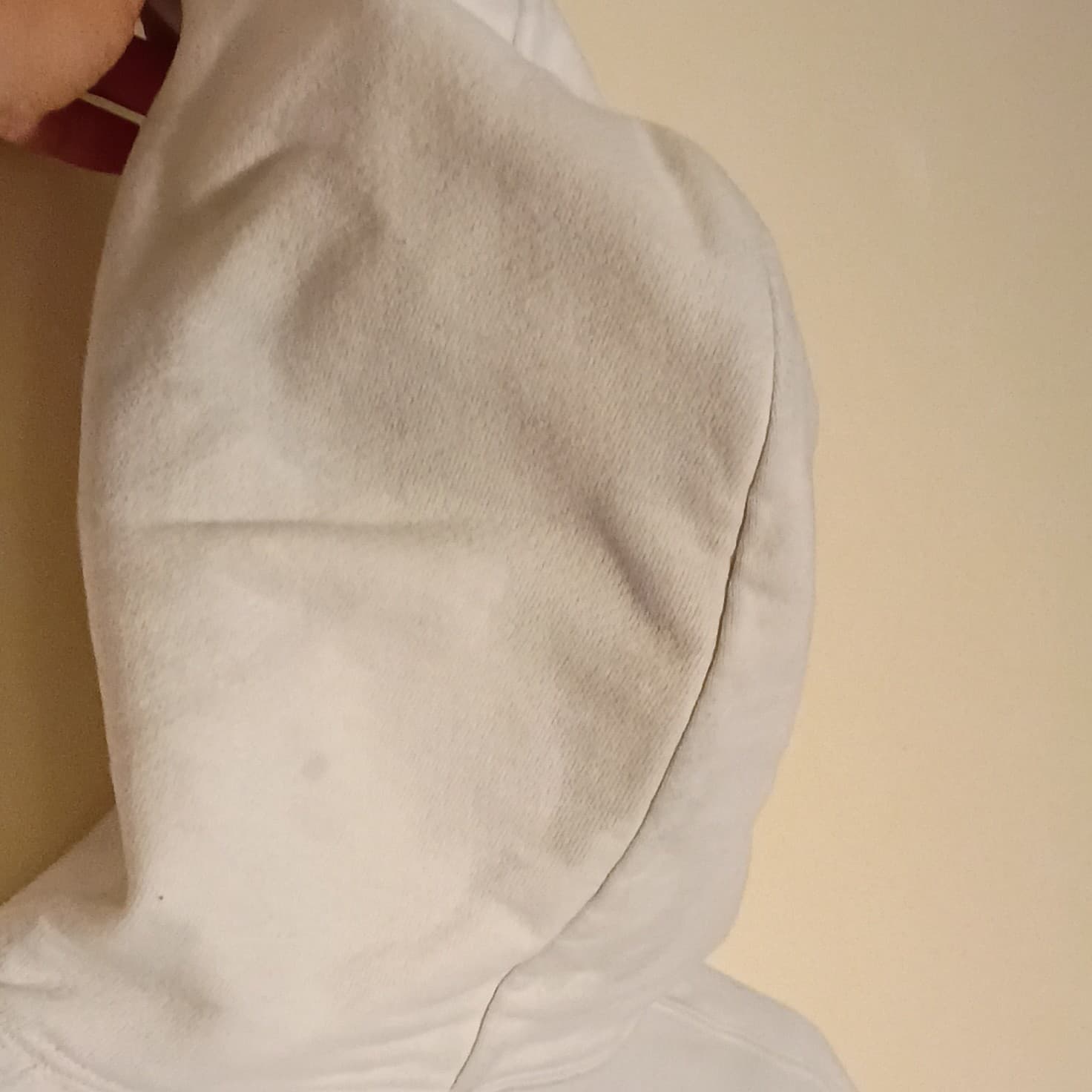 Champion Reverse Weave Wht Hoodie W/Silver Logo Pocket Long Sleeve Unisex Size L - Thumbnail 13