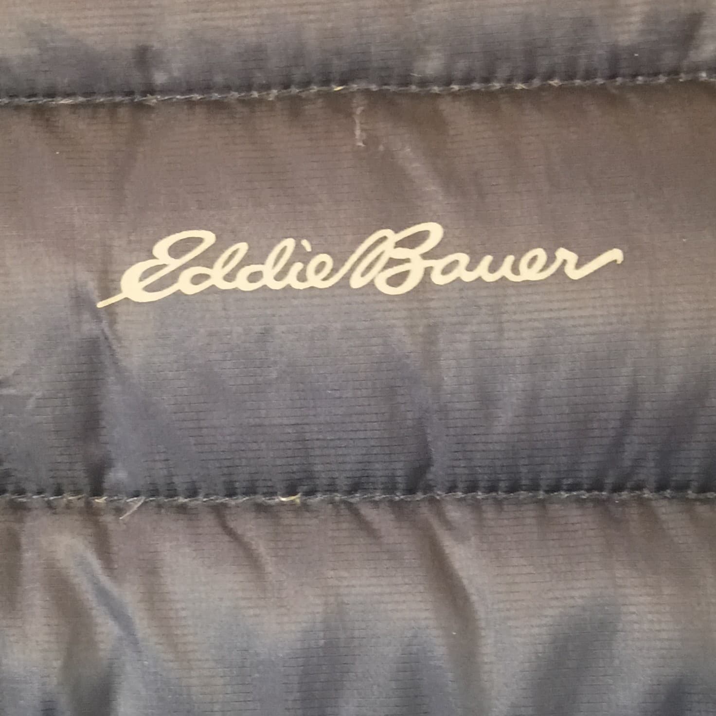 Eddie Bauer Reversible Down Jacket Kids Small Blue Puffer Hooded Winter Coat - Thumbnail 12