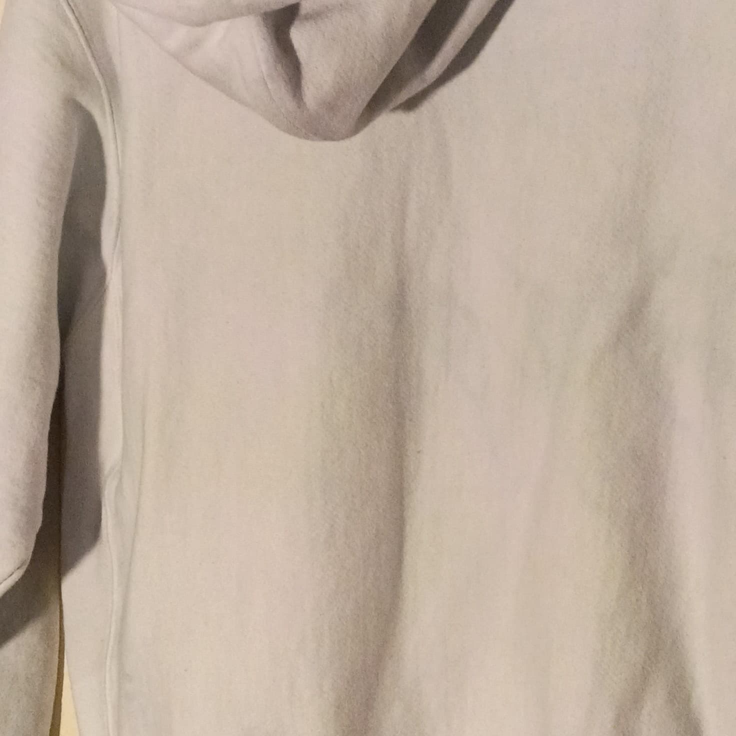 Champion Reverse Weave Wht Hoodie W/Silver Logo Pocket Long Sleeve Unisex Size L - Thumbnail 19