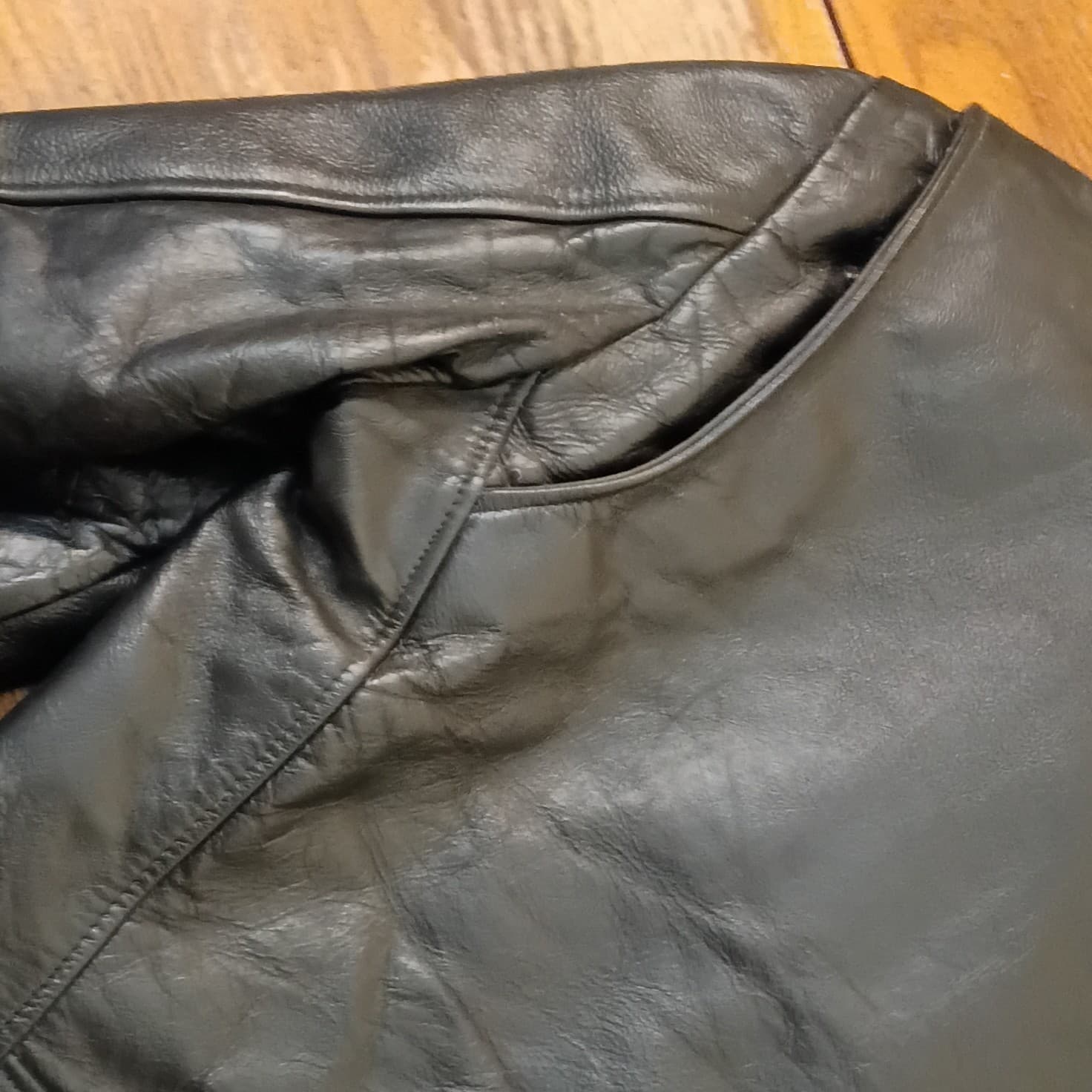 Beau Breed Genuine Leather Bikers Jacket 100% Authentic - Thumbnail 14