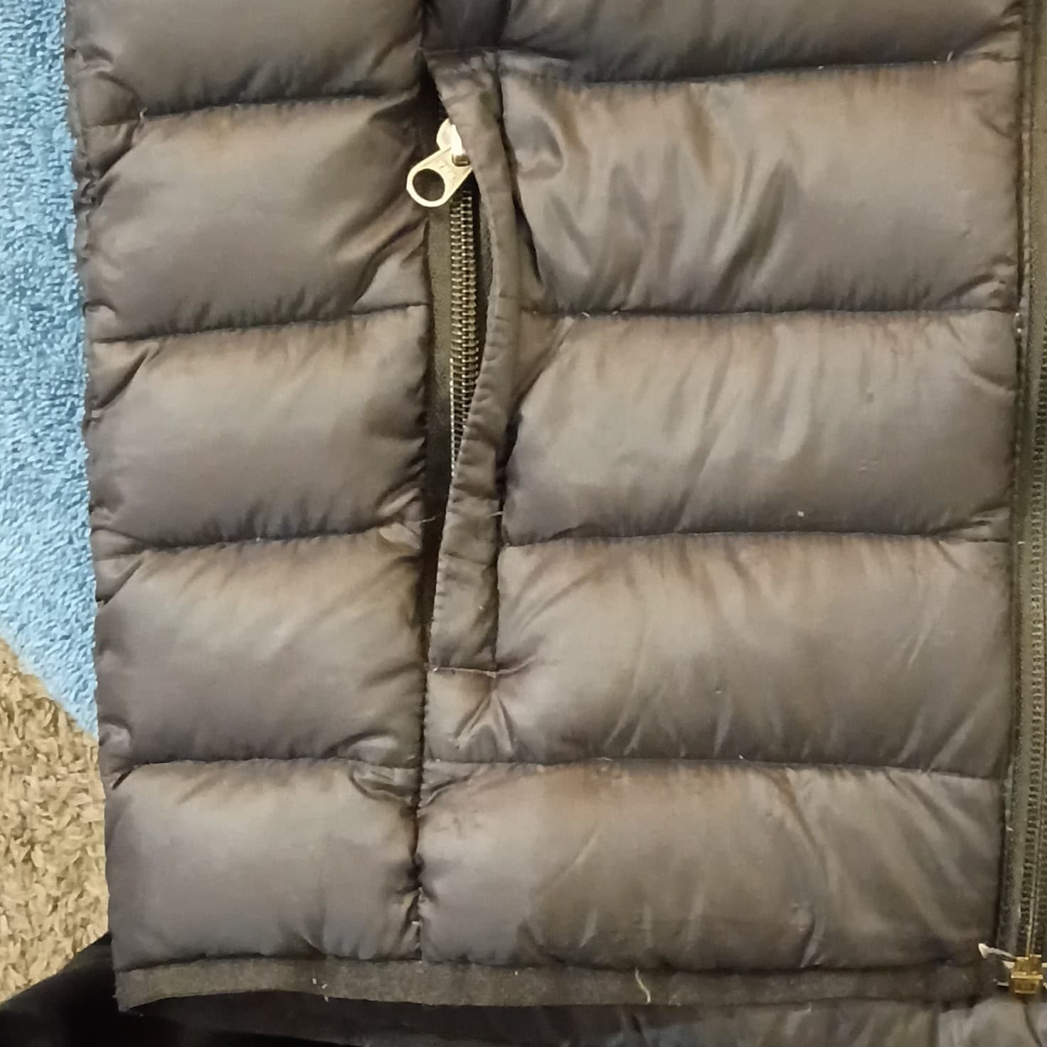 Cabelas Jacket Womens Large Black Puffer Duck Down Full Zip Coat Outdoors - Thumbnail 8