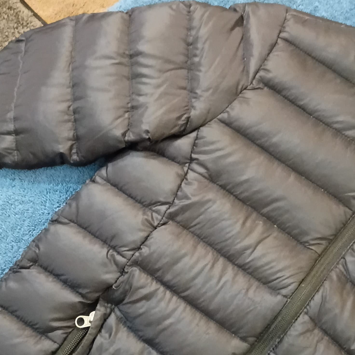 Cabelas Jacket Womens Large Black Puffer Duck Down Full Zip Coat Outdoors - Thumbnail 10