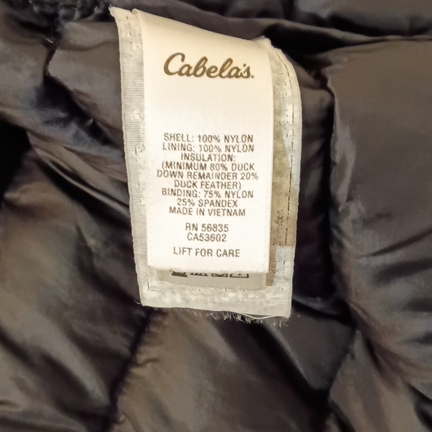 Cabelas Jacket Womens Large Black Puffer Duck Down Full Zip Coat Outdoors - Thumbnail 23