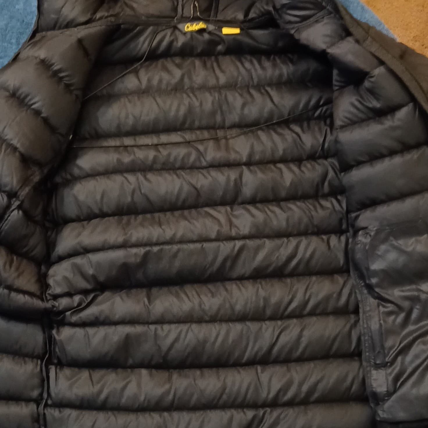 Cabelas Jacket Womens Large Black Puffer Duck Down Full Zip Coat Outdoors - Thumbnail 22