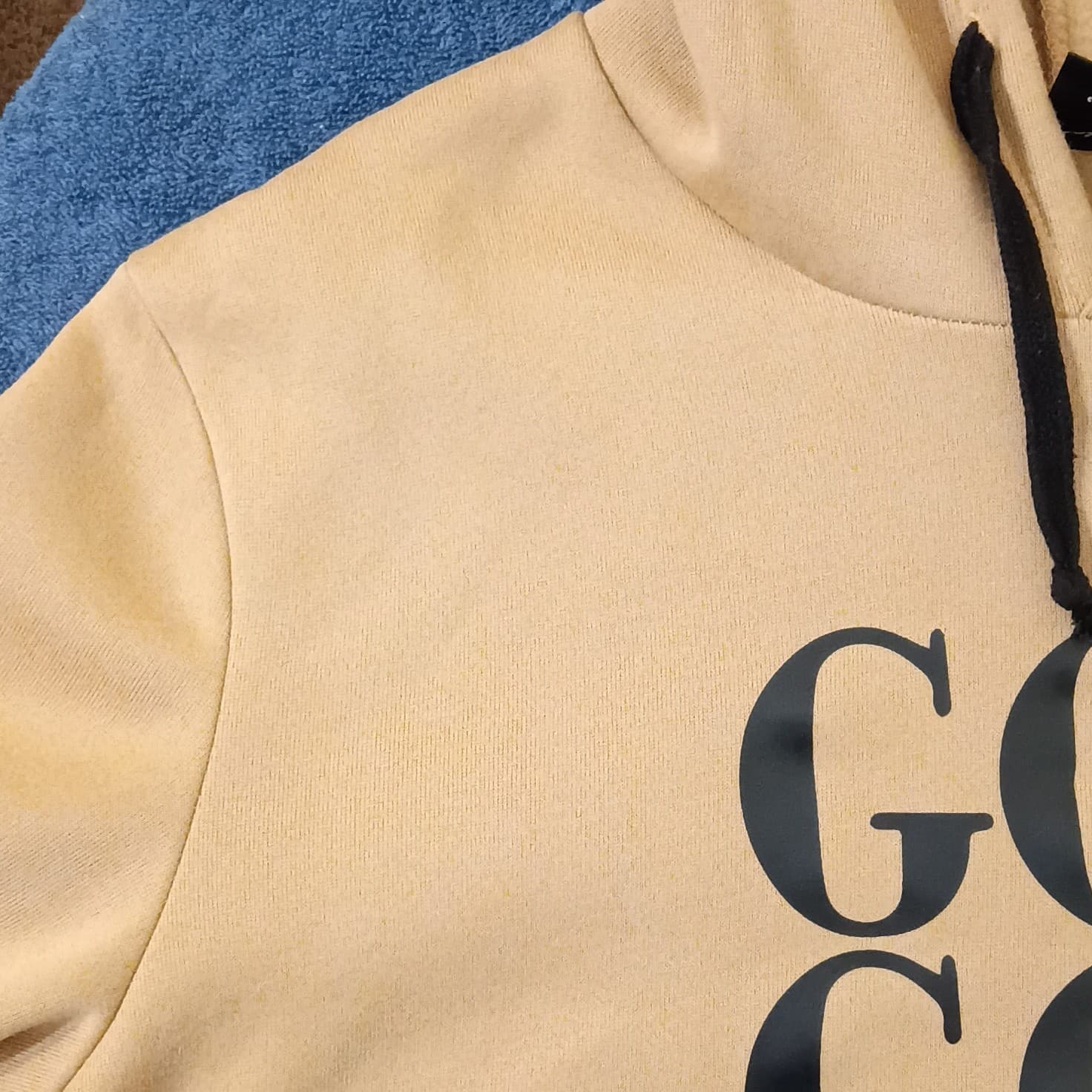 Manfinity Hoodie God's Got Me Logo Tan Colorway Men's Size Large - Thumbnail 4