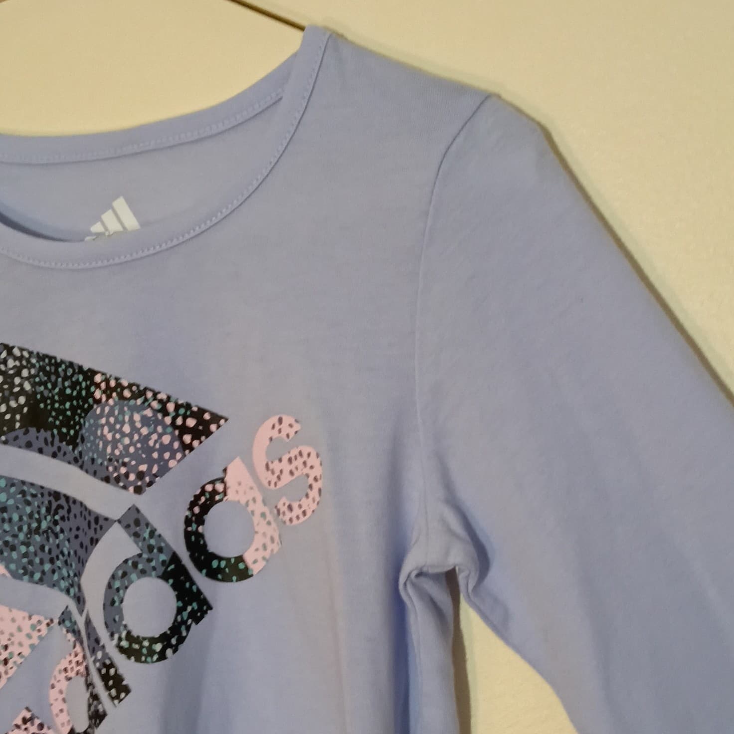 Adidas Long Sleeve Girls Size 4-t T-shirt Color Light Purple - Thumbnail 4