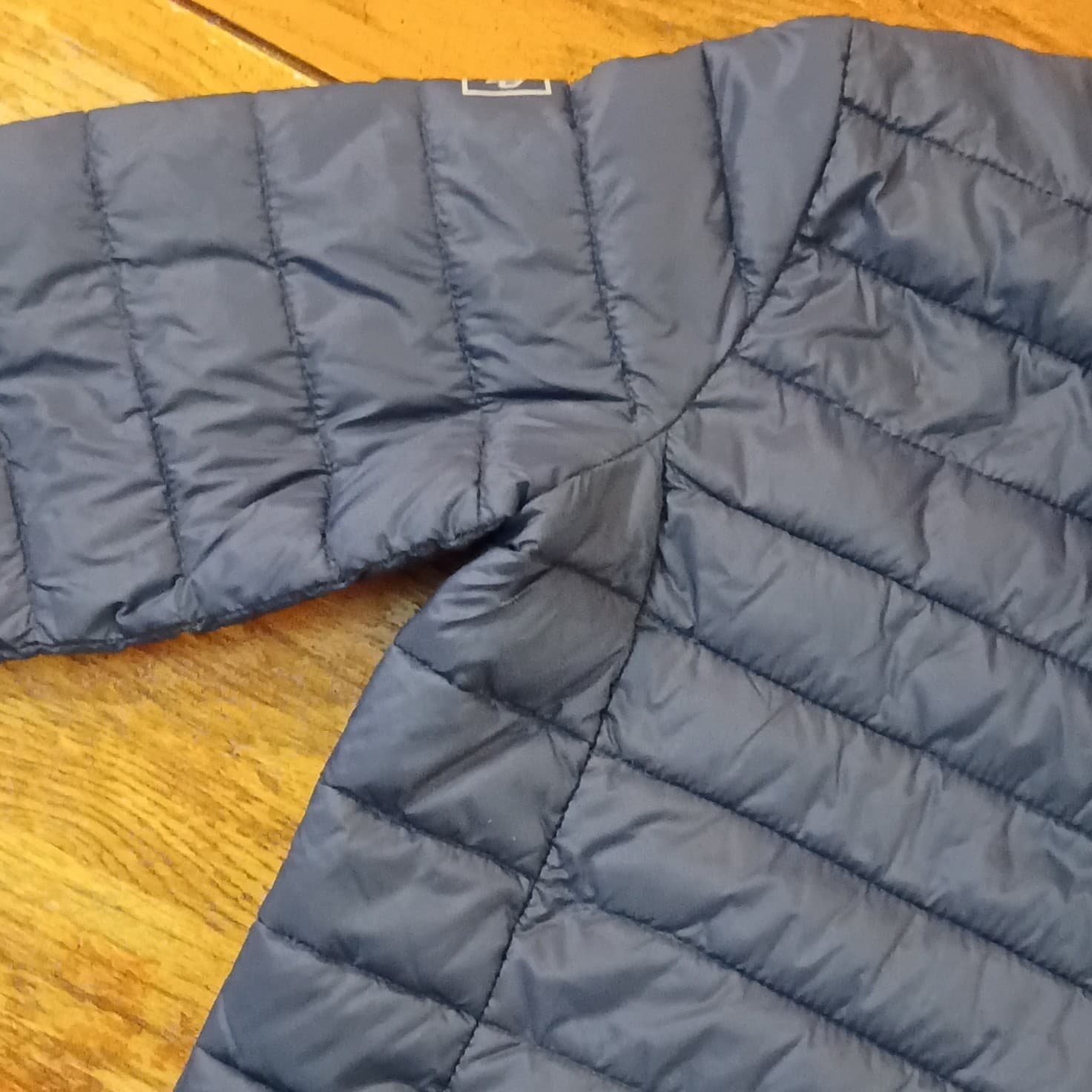 Boys Packable Puffer Jacket Navy Lightweight Gap Kids Primaloft Size Large - Thumbnail 17