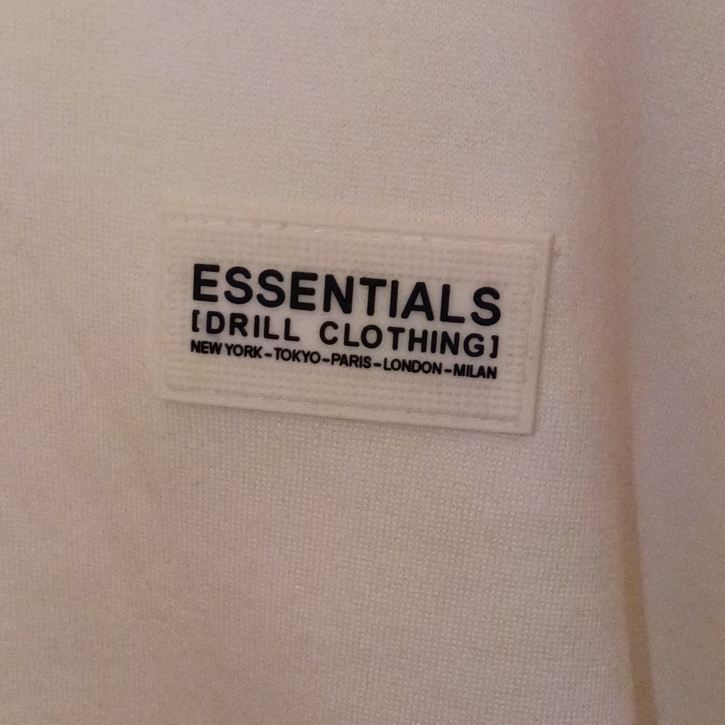 Essentials Men's White Full Zip Hoodie Long Sleeve Sweatshirt Size L - Thumbnail 13