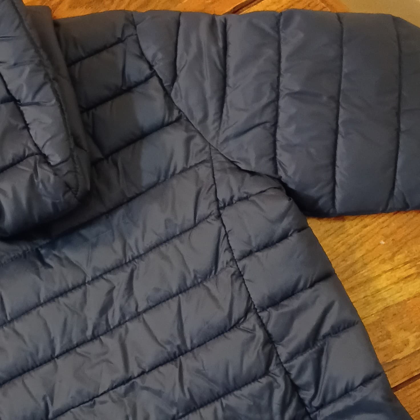 Boys Packable Puffer Jacket Navy Lightweight Gap Kids Primaloft Size Large - Thumbnail 14