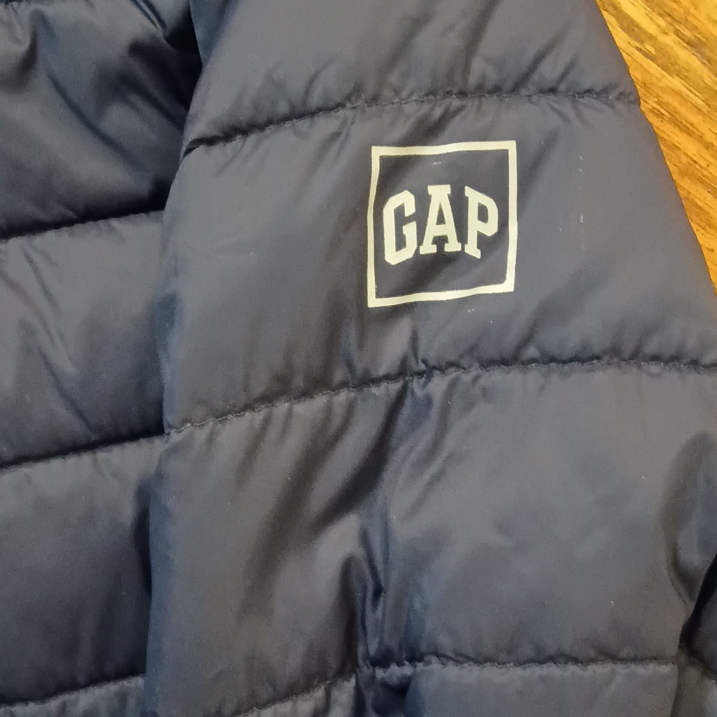 Boys Packable Puffer Jacket Navy Lightweight Gap Kids Primaloft Size Large - Thumbnail 12