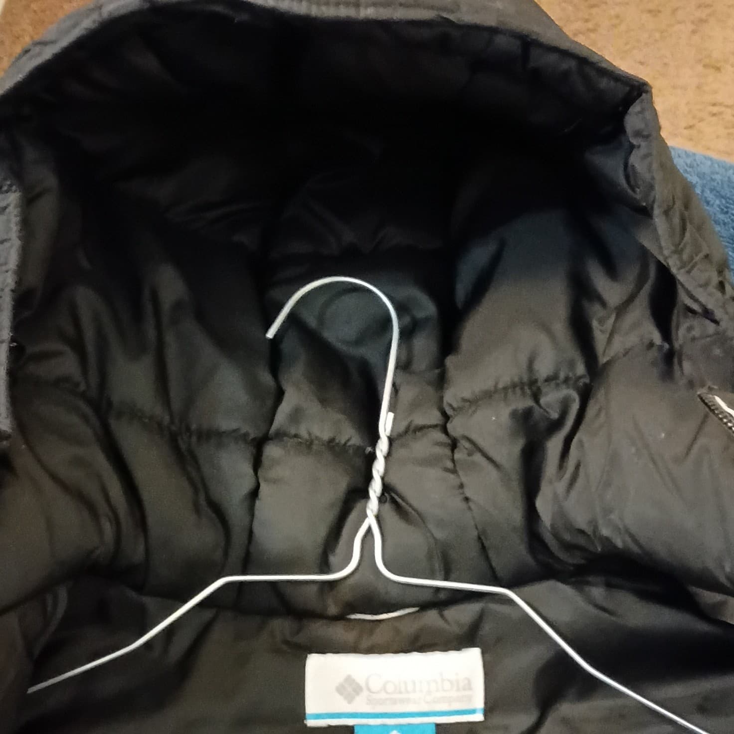 Columbia Outgrown Boys XS Hooded Full Zip Puffer Jacket Black Gray Colorblock - Thumbnail 20
