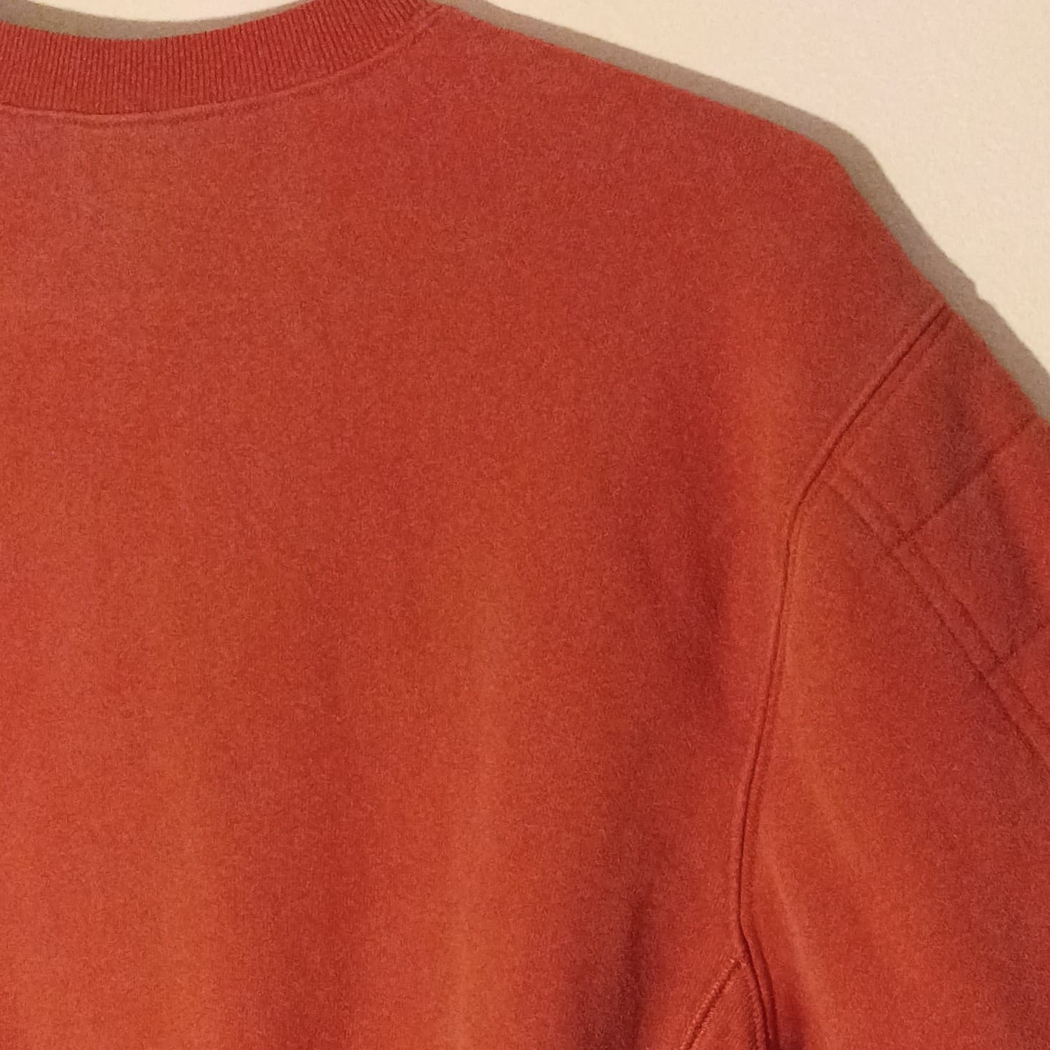 Champion Reverse Weave Sweatshirt Medium Rust Orange Embroidered Logo - Thumbnail 14