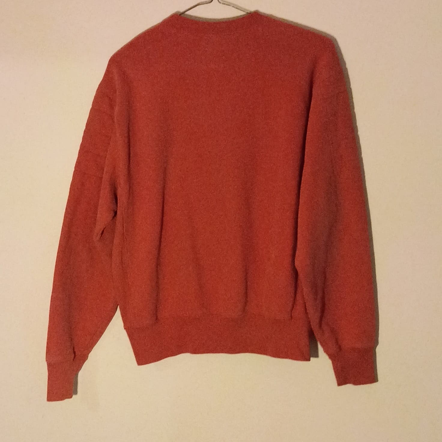 Champion Reverse Weave Sweatshirt Medium Rust Orange Embroidered Logo - Thumbnail 13