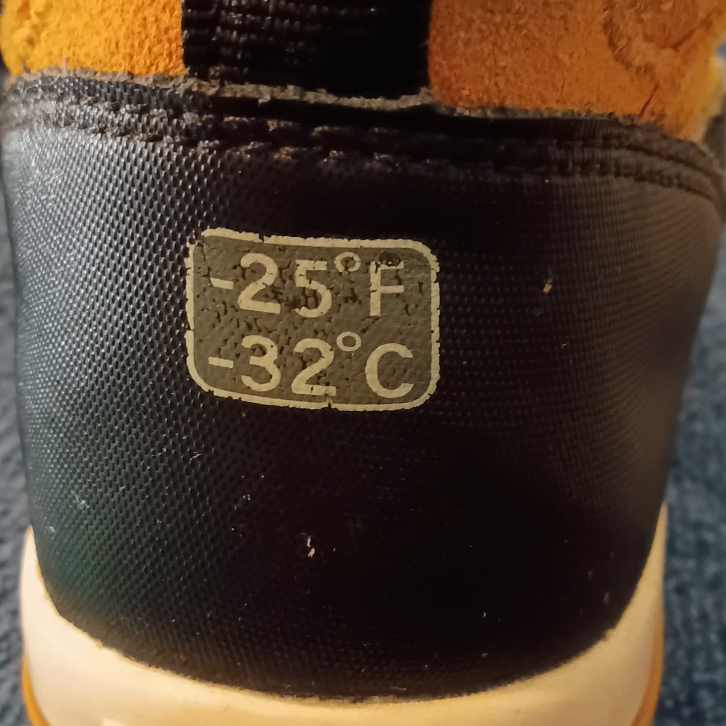 Merrell Snow Bank Waterproof Lined Snow Boots Tan/Black US 1M EU 32 - Thumbnail 8