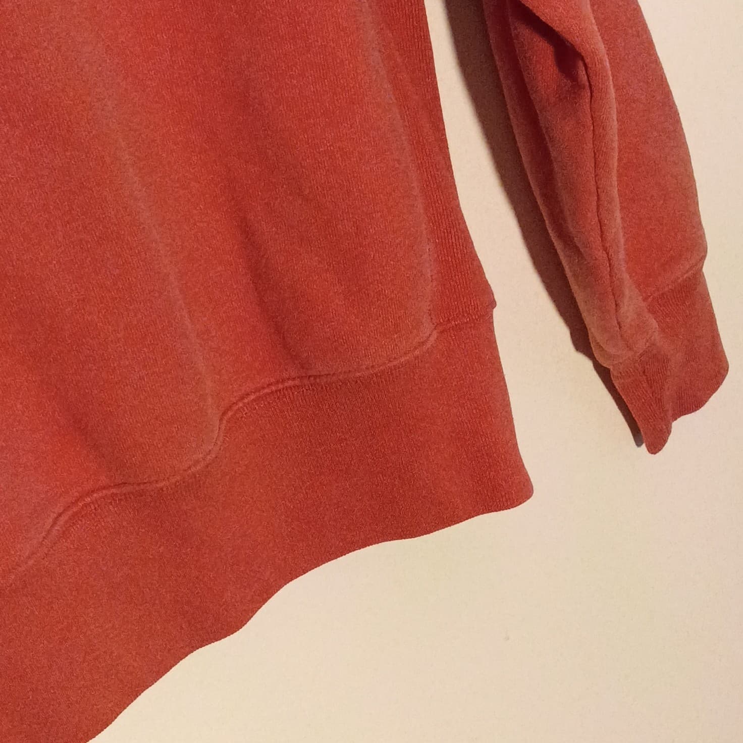 Champion Reverse Weave Sweatshirt Medium Rust Orange Embroidered Logo - Thumbnail 17
