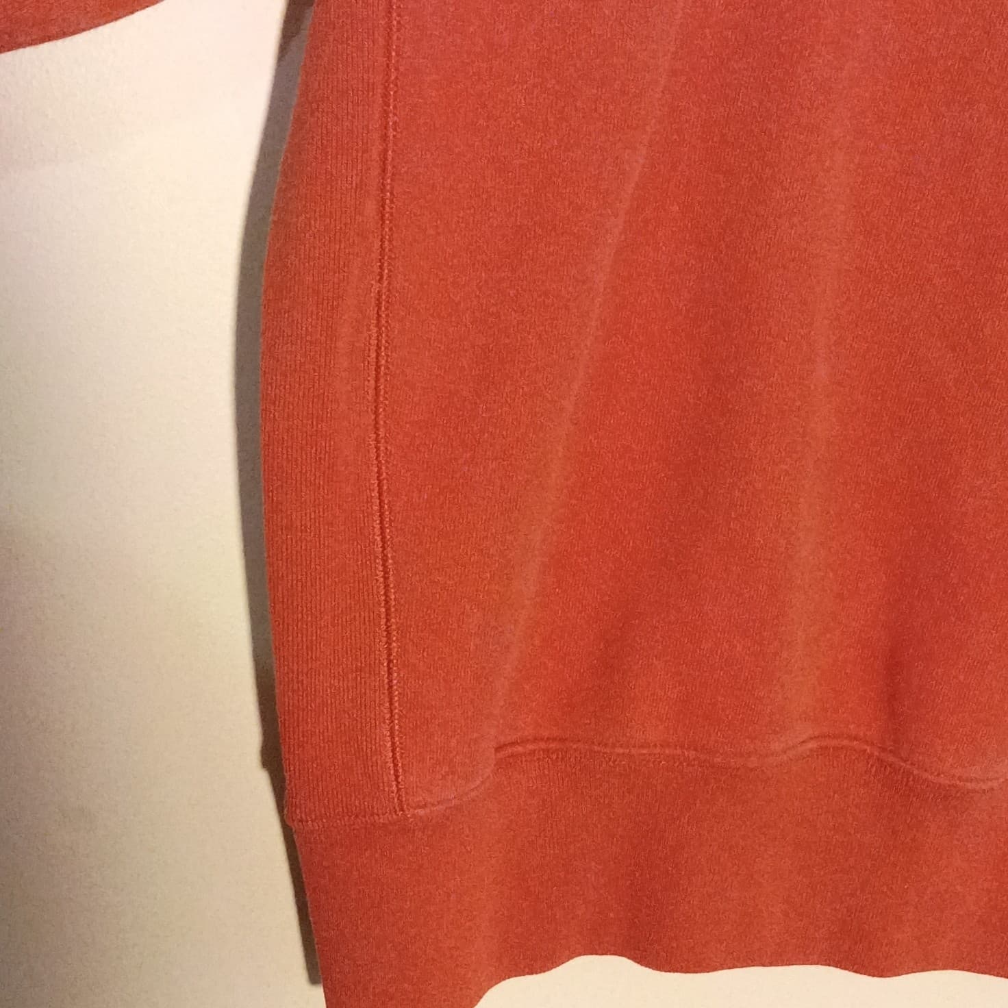 Champion Reverse Weave Sweatshirt Medium Rust Orange Embroidered Logo - Thumbnail 18