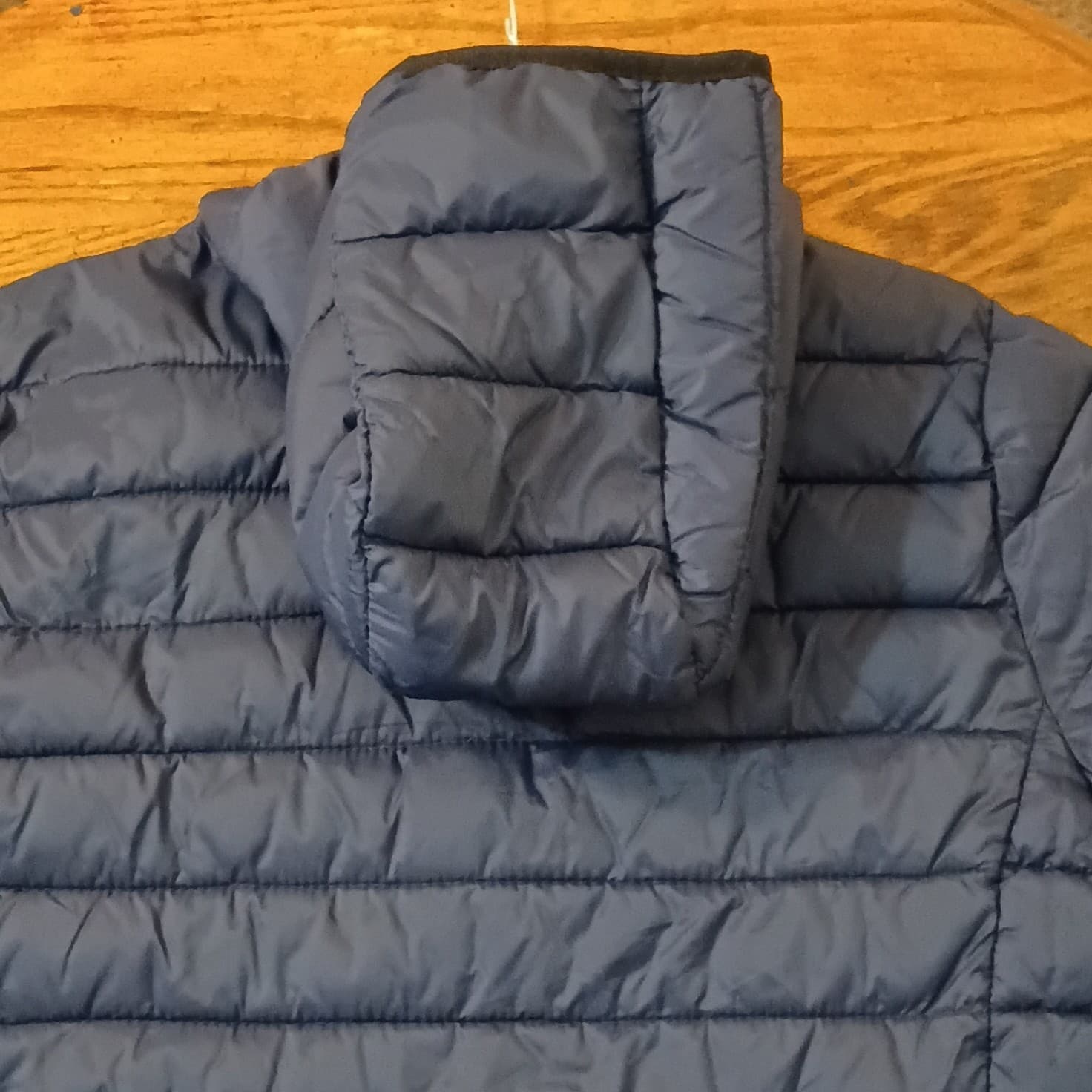 Boys Packable Puffer Jacket Navy Lightweight Gap Kids Primaloft Size Large - Thumbnail 13