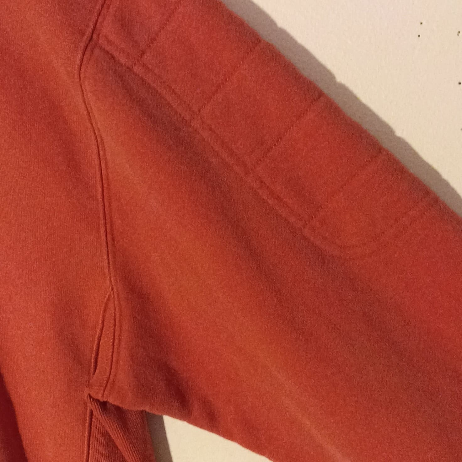 Champion Reverse Weave Sweatshirt Medium Rust Orange Embroidered Logo - Thumbnail 4