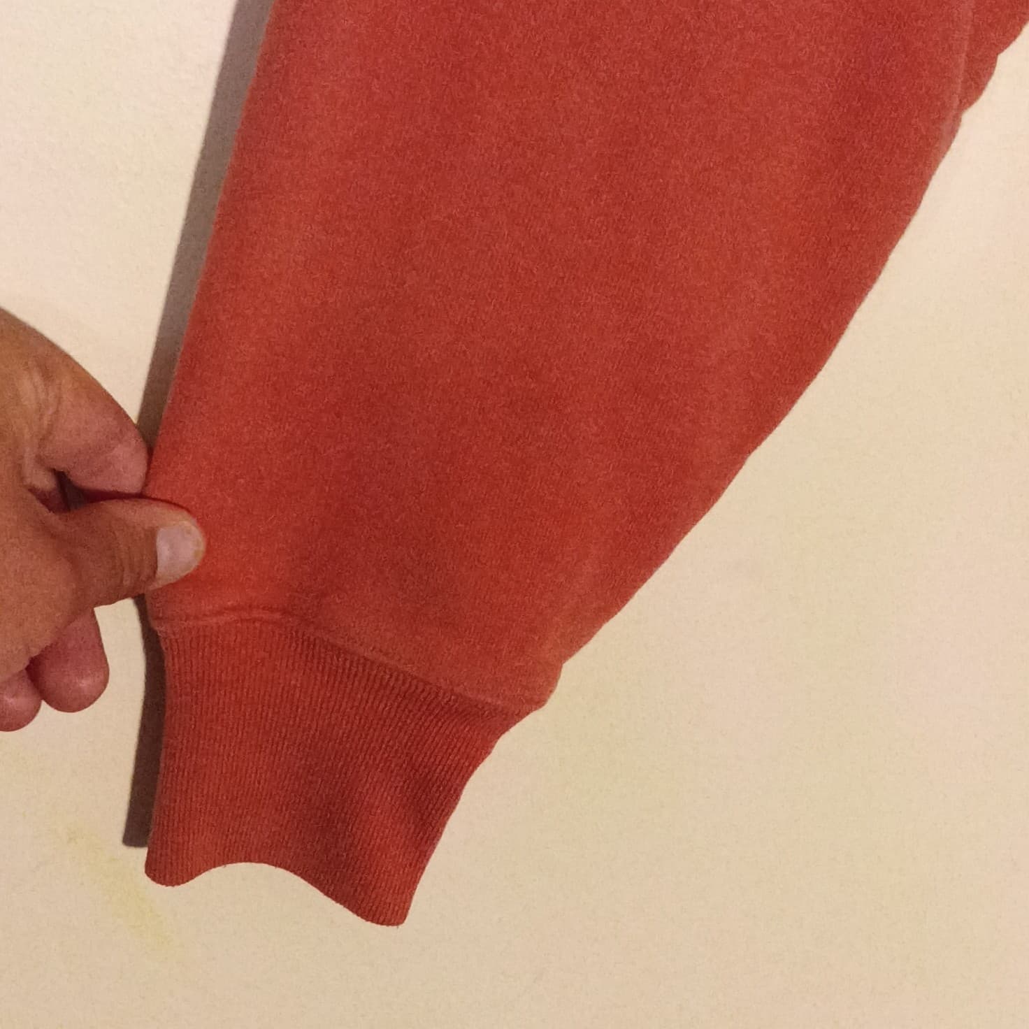 Champion Reverse Weave Sweatshirt Medium Rust Orange Embroidered Logo - Thumbnail 10