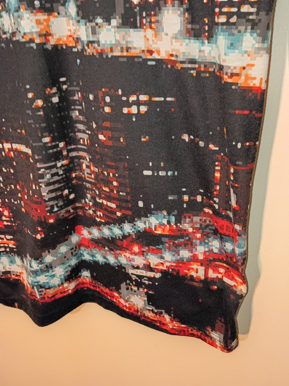 Studio 23 Concept Mens City Graphic Print Crew Neck Short Sleeve T-Shirt L - Thumbnail 3