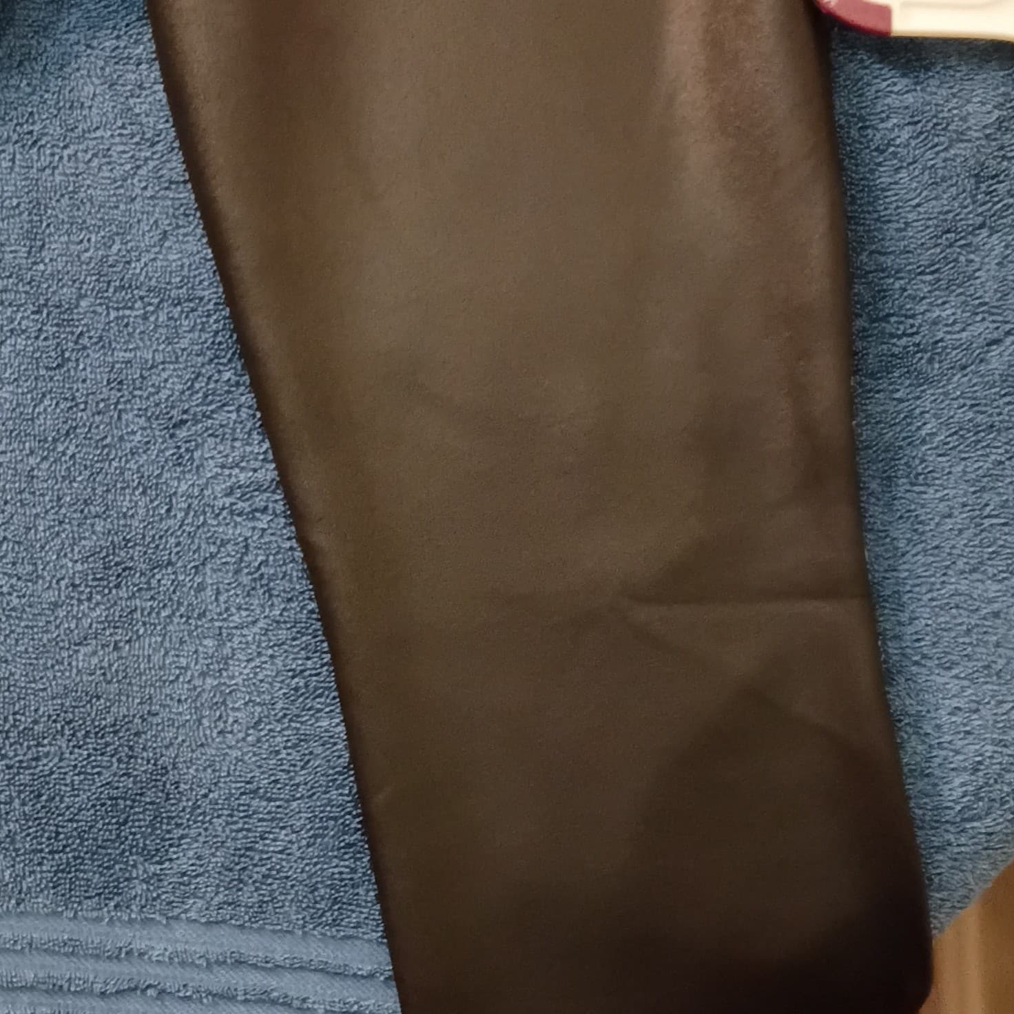 Express Women's Black Faux Leather Ankle Leggings Size L Stretch Elastic Waist - Thumbnail 14