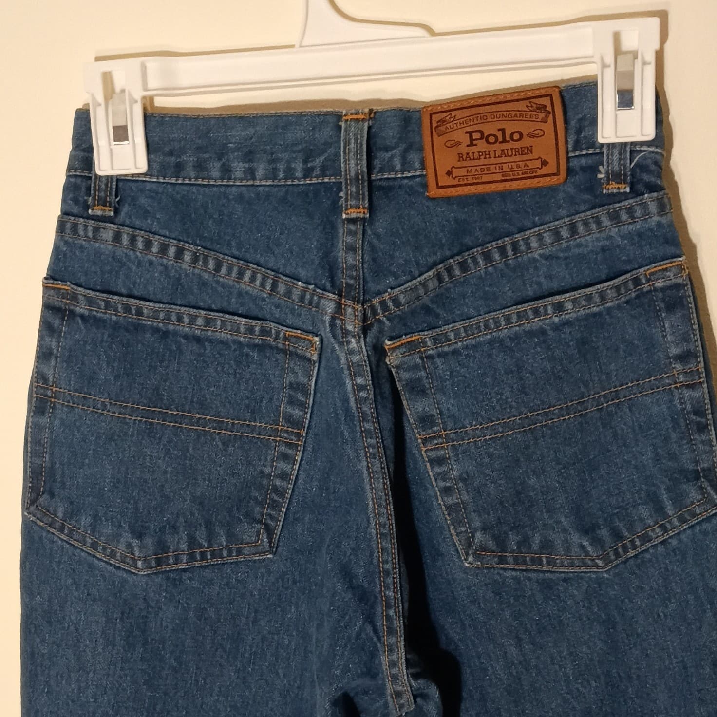 Polo Ralph Lauren women's denim skinny jeans Union made size 26 - Thumbnail 3