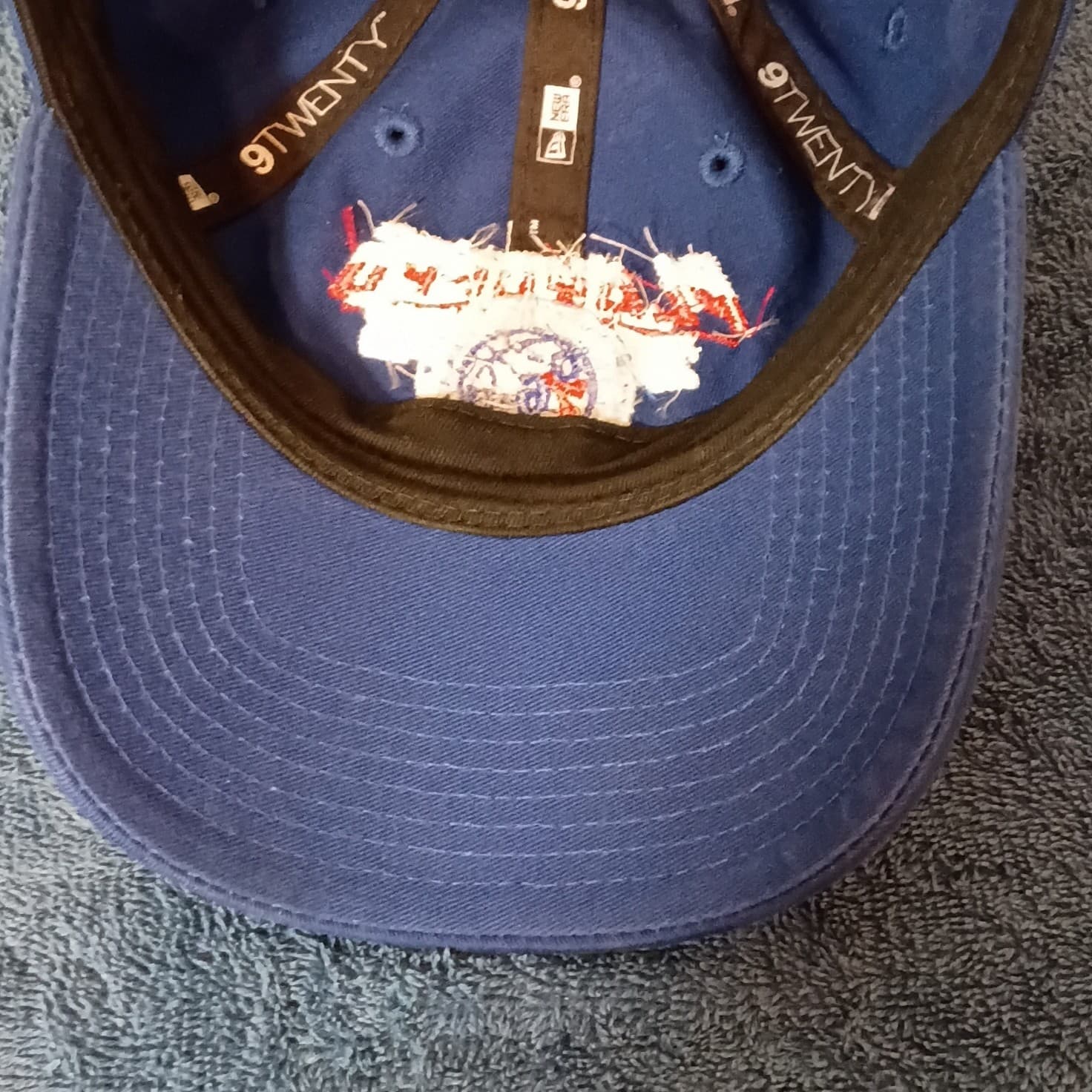 New Era 9TWENTY Philadelphia 76ers NBA Basketball Adjustable Hat Cap Blue - Thumbnail 8