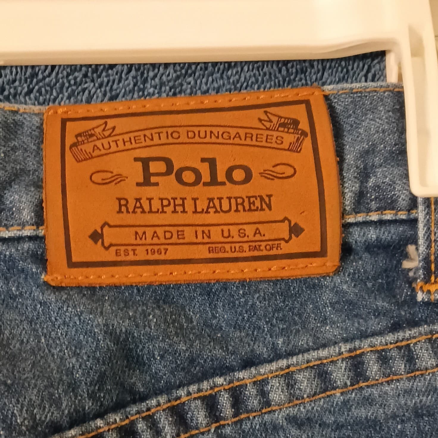 Polo Ralph Lauren women's denim skinny jeans Union made size 26 - Thumbnail 6