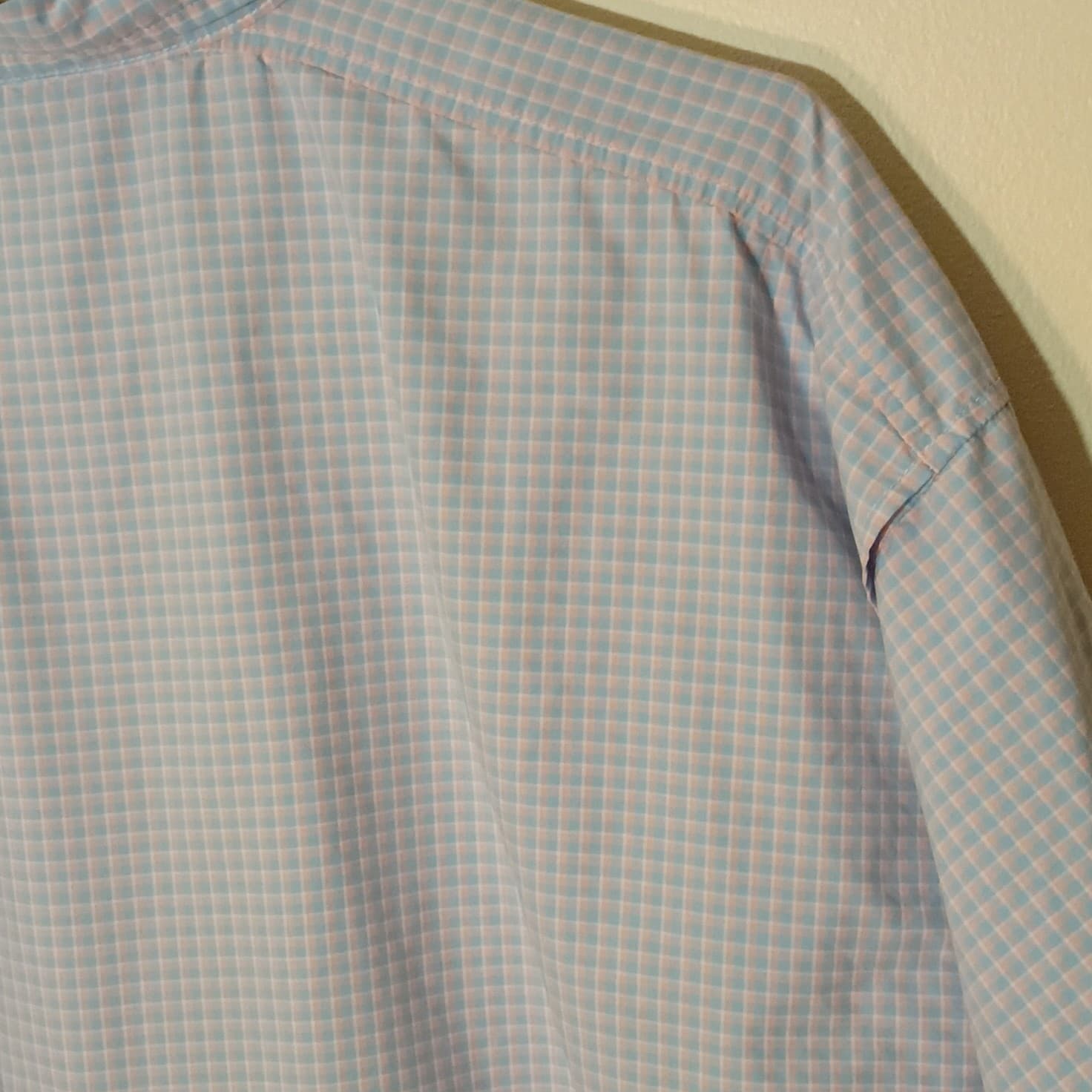 Columbia PFG Super Bahama Mens Short Sleeve Button-Down Check Shirt Blue Pink - Thumbnail 14