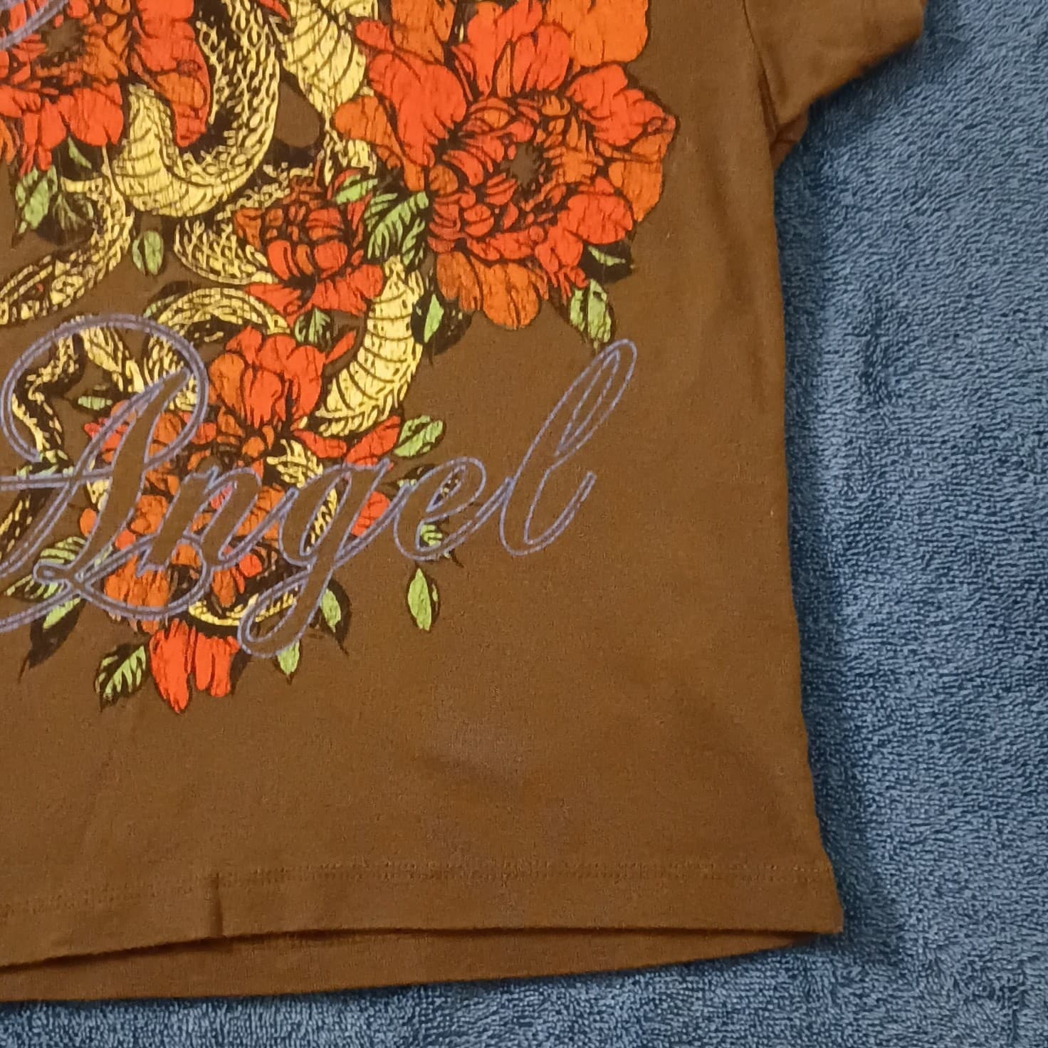 Urban outfitters logo fallen Angel sleeveless t-shirt size large women's - Thumbnail 5