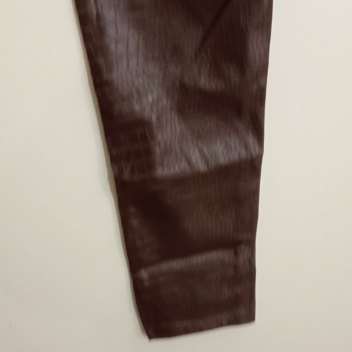 Fashion Nova Brown Croc Animal Print Flat Front Pants Zip Button Accents Sz S - Thumbnail 14