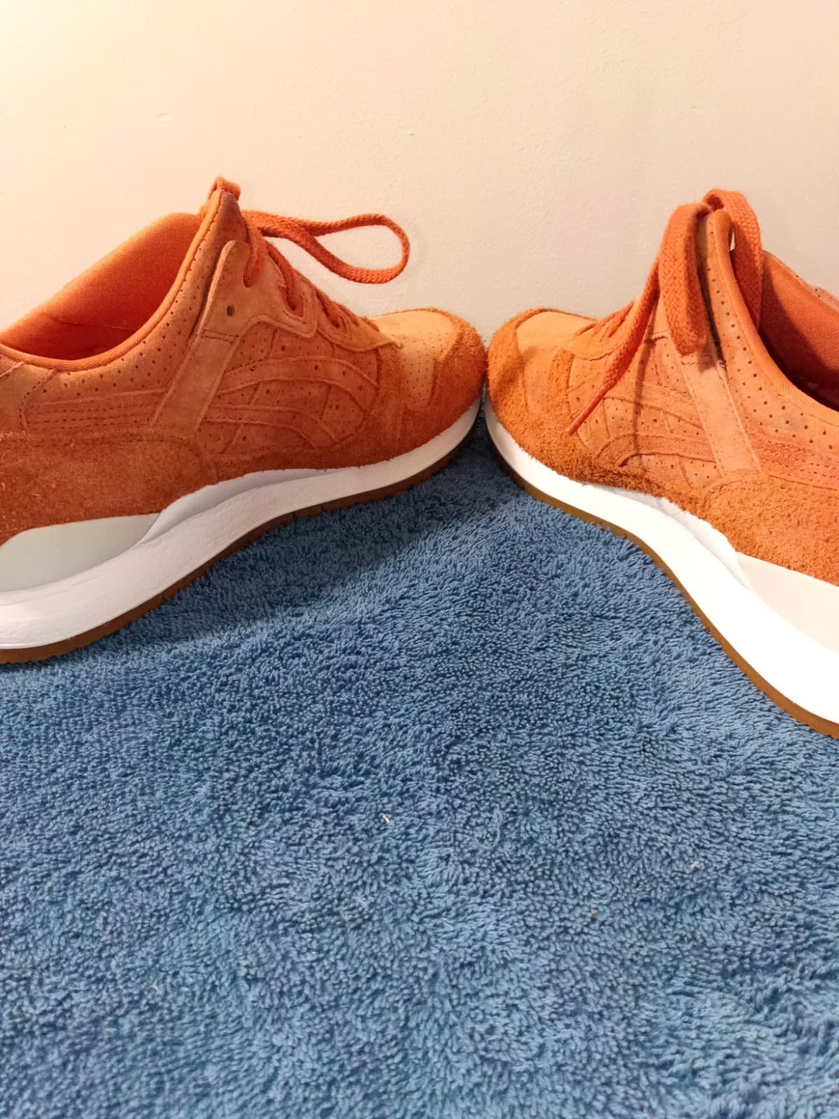 ASICS GEL-Lyte III Men’s Low Top Sneakers Orange Leather HL7X3 - Thumbnail 14