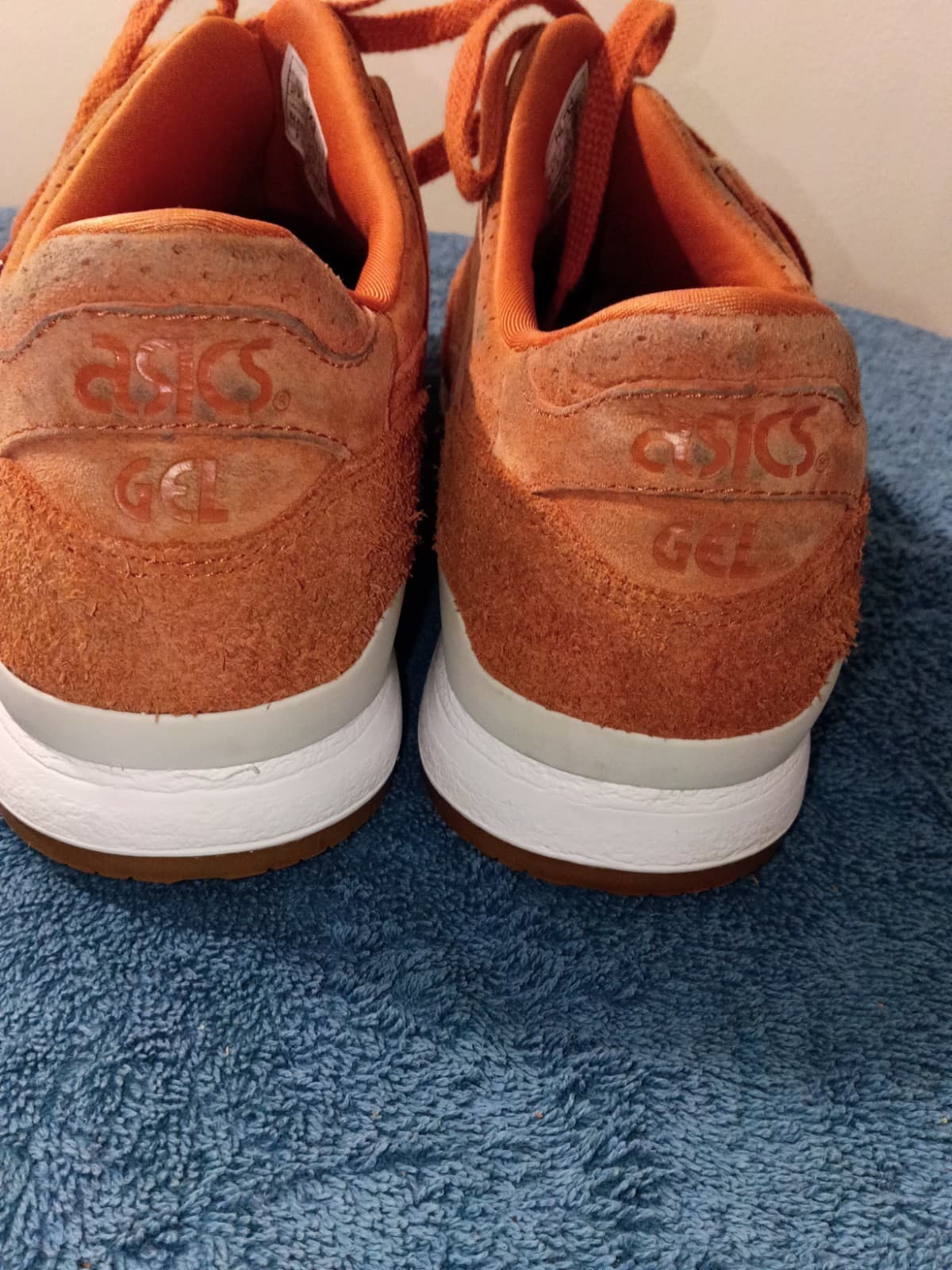 ASICS GEL-Lyte III Men’s Low Top Sneakers Orange Leather HL7X3 - Thumbnail 12