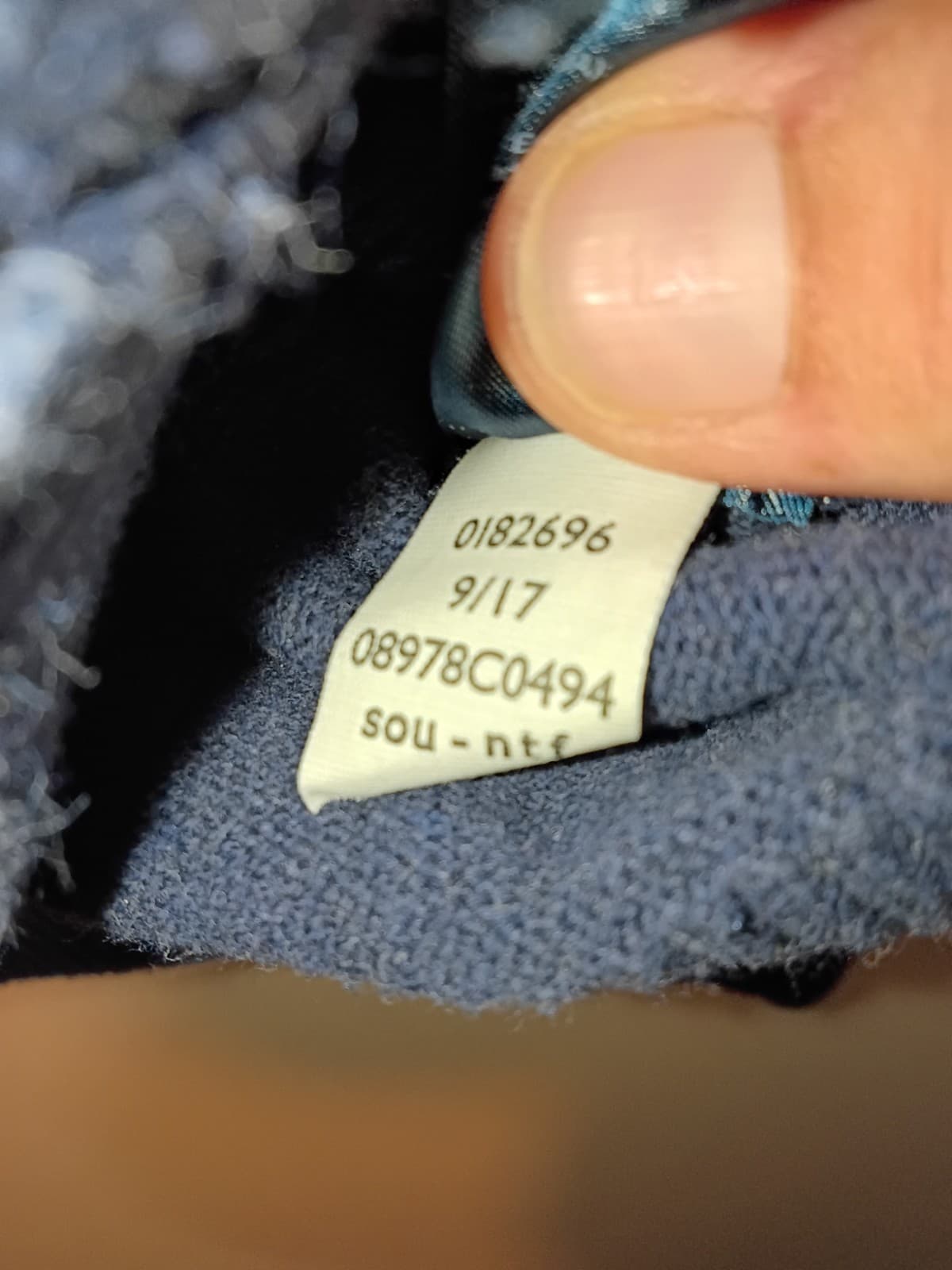 Tommy Hilfiger Men’s Blue Solid Knit 1/4 Zip Mock Neck Sweater XL - Thumbnail 9