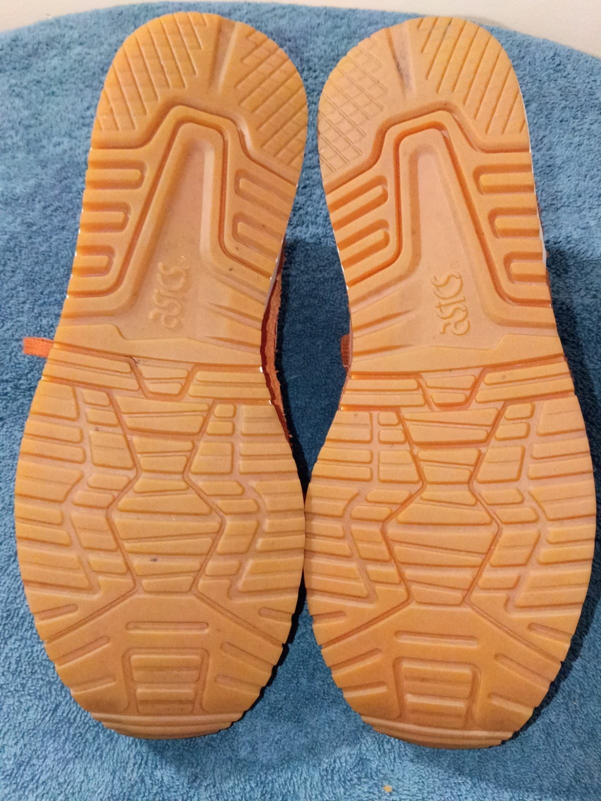 ASICS GEL-Lyte III Men’s Low Top Sneakers Orange Leather HL7X3 - Thumbnail 8