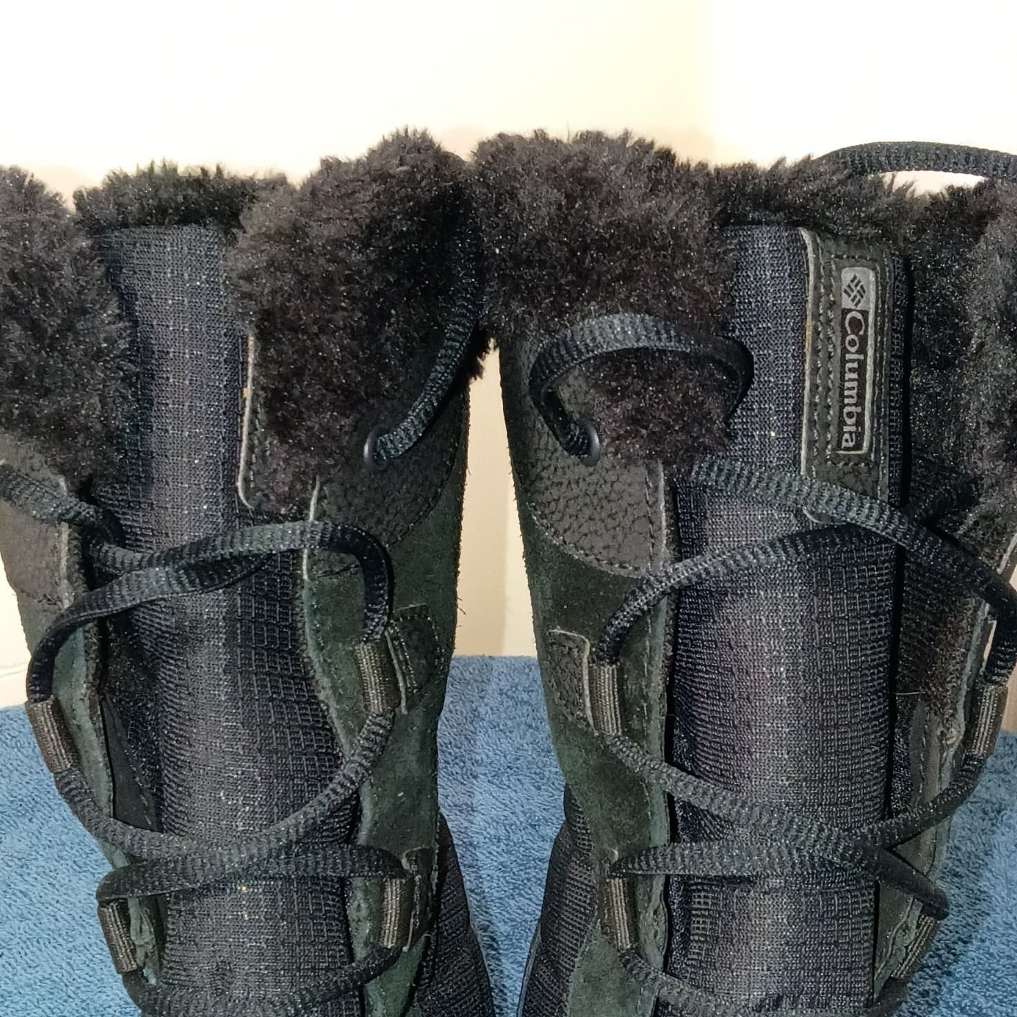 Columbia Black Waterproof Faux Fur Lined Lace-Up Snow Boots Mid-Calf US 7.5 - Thumbnail 6