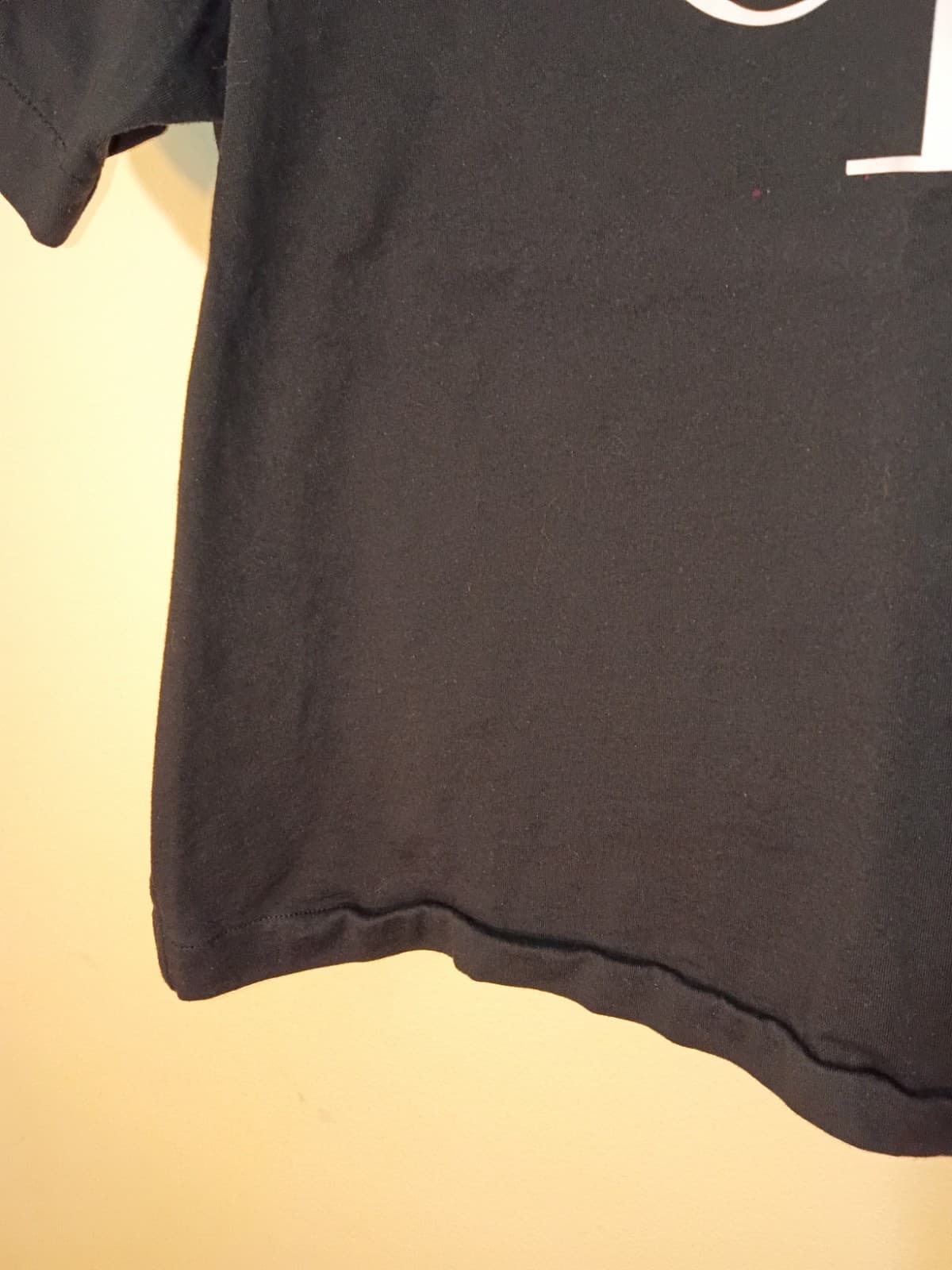 Calvin Klein Jeans Mens Black CK Logo Graphic Crew Neck Short Sleeve Tee Size L - Thumbnail 5
