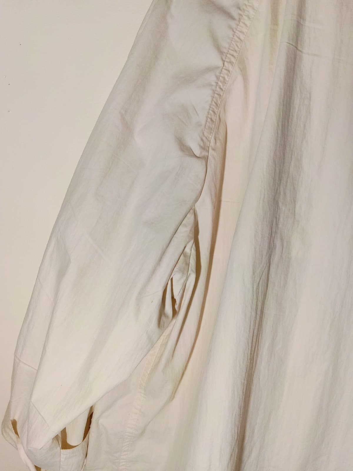 Eddie Bauer Womens L White Button Front Collared Mid-Length Long Sleeve Jacket - Thumbnail 6