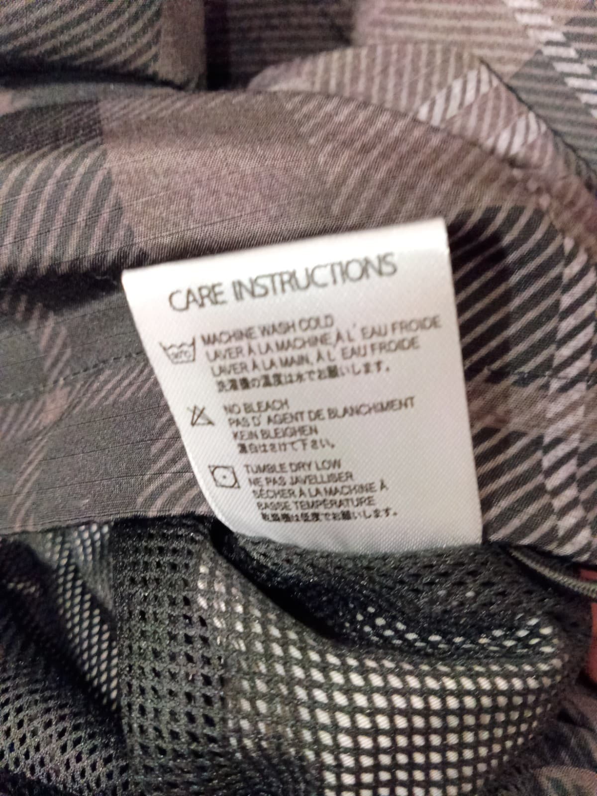 DGK 1/4 Zip Hooded Anorak Jacket Men's Size S Gray/Black Plaid Polyester - Thumbnail 15