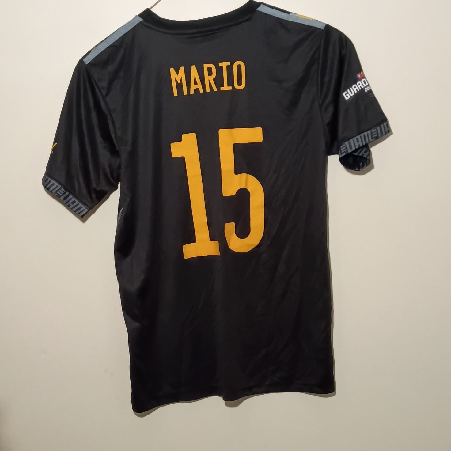 adidas Tigres UANL Soccer Jersey Aeroready Mario #15 Size M Black/Gray/Gold - Thumbnail 7