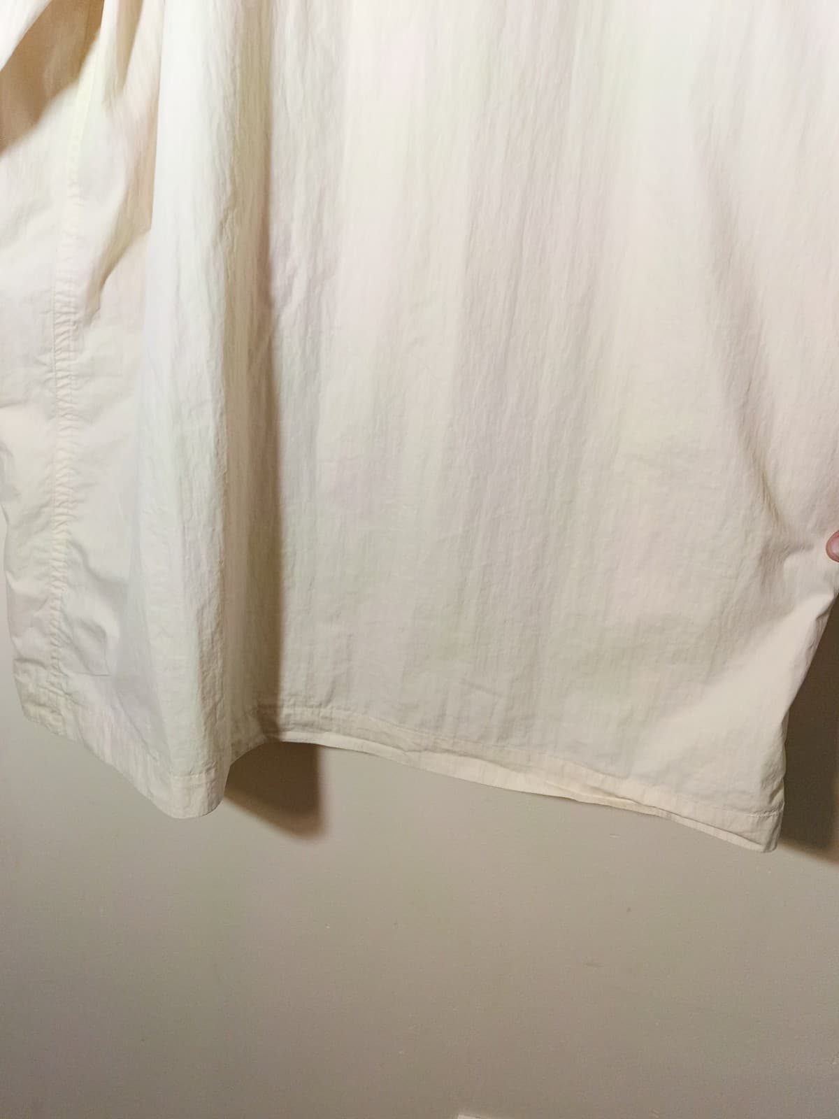 Eddie Bauer Womens L White Button Front Collared Mid-Length Long Sleeve Jacket - Thumbnail 8