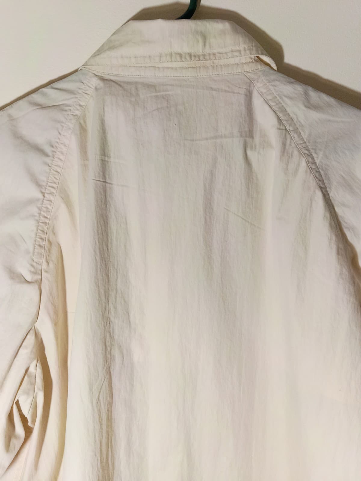 Eddie Bauer Womens L White Button Front Collared Mid-Length Long Sleeve Jacket - Thumbnail 4